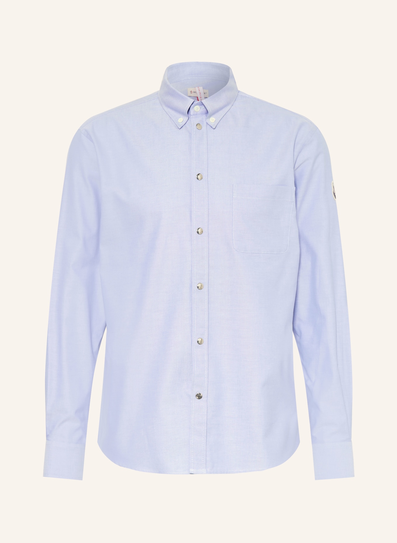 MONCLER Hemd Comfort Fit: BLAU