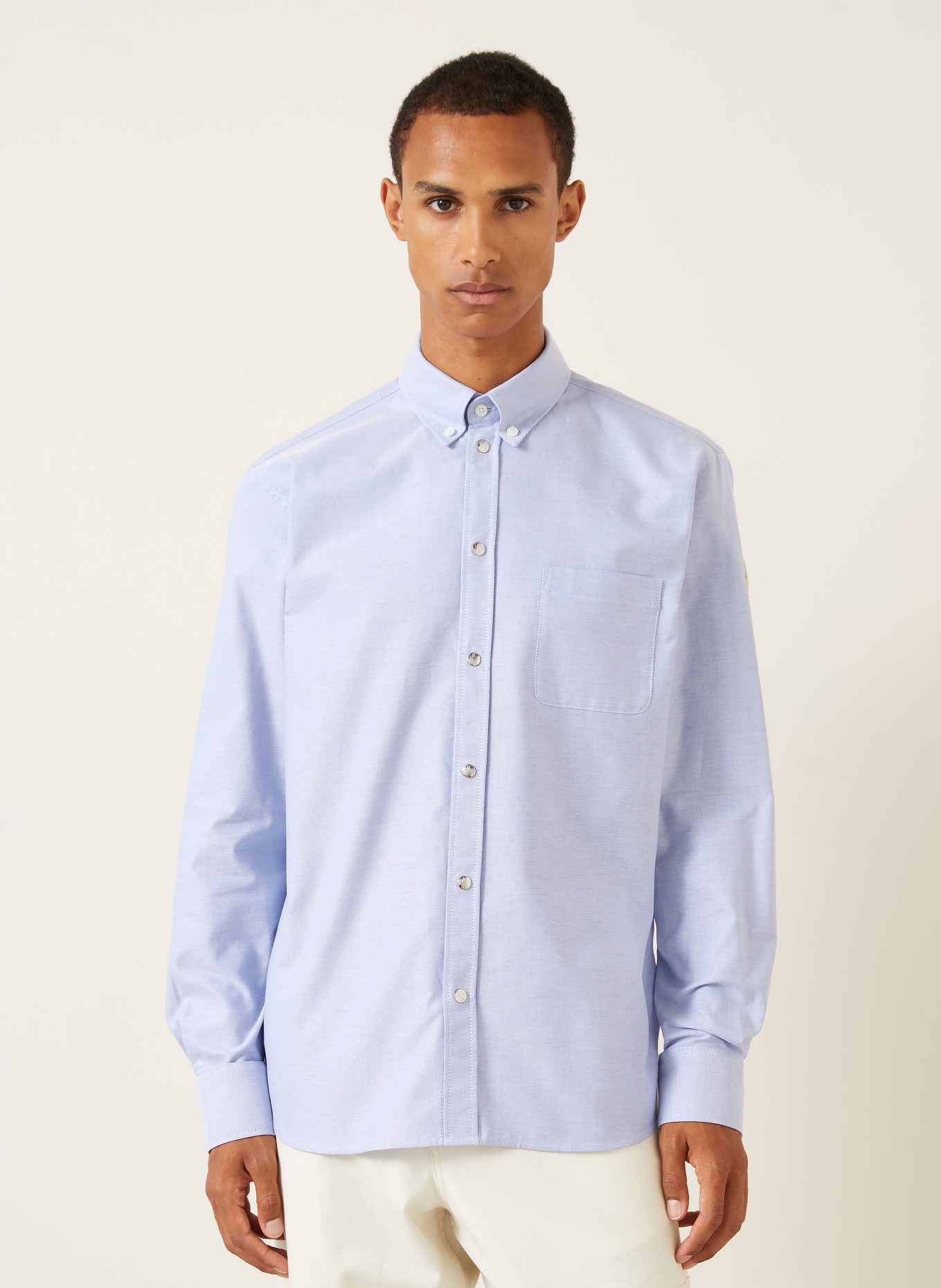 MONCLER Hemd Comfort Fit: BLAU