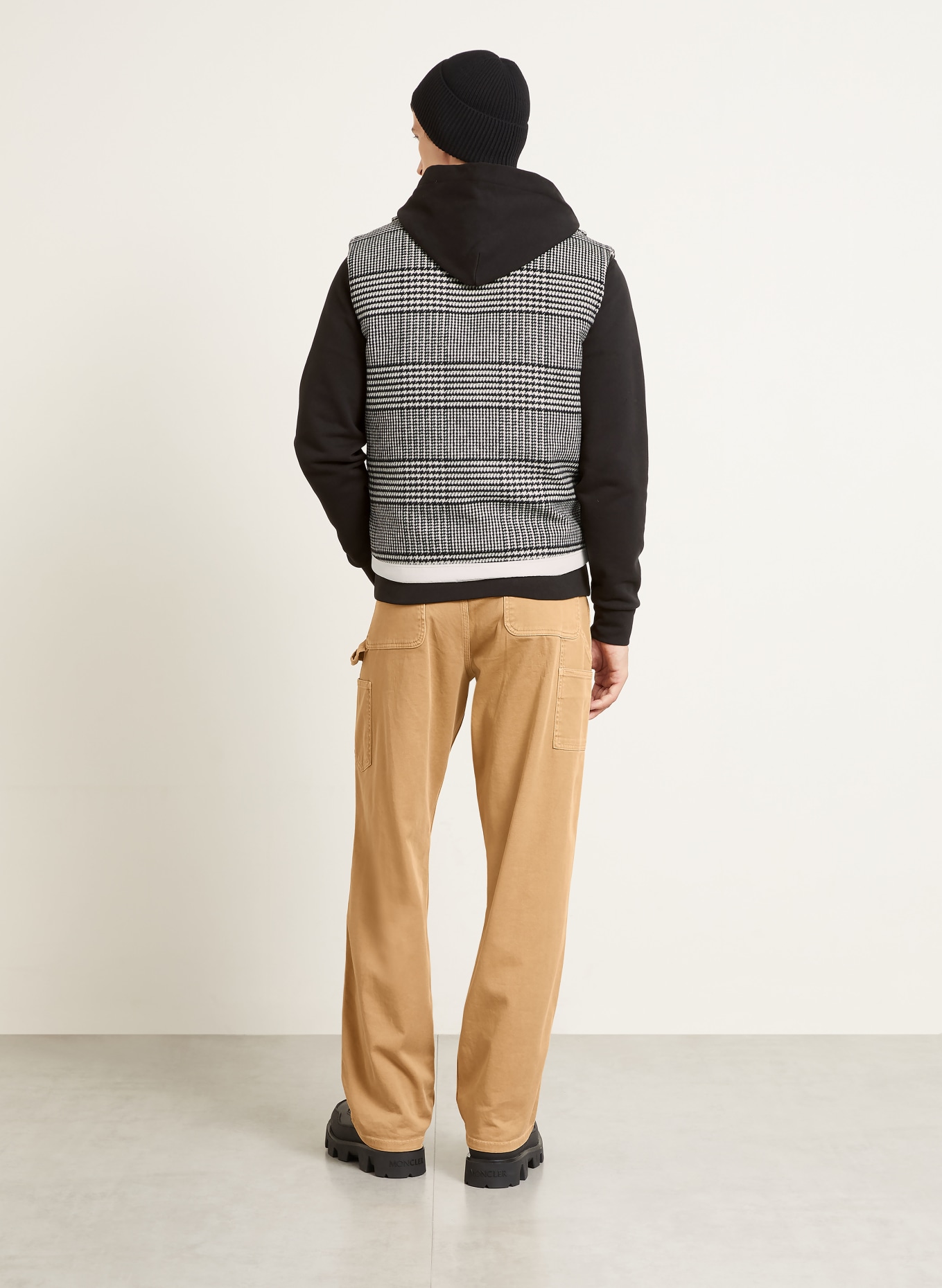MONCLER Doudoune sans manches réversible GIENAH: NOIR / BLANC