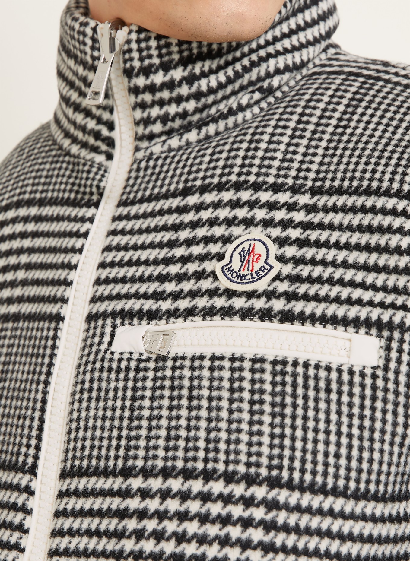 MONCLER Doudoune sans manches réversible GIENAH: NOIR / BLANC