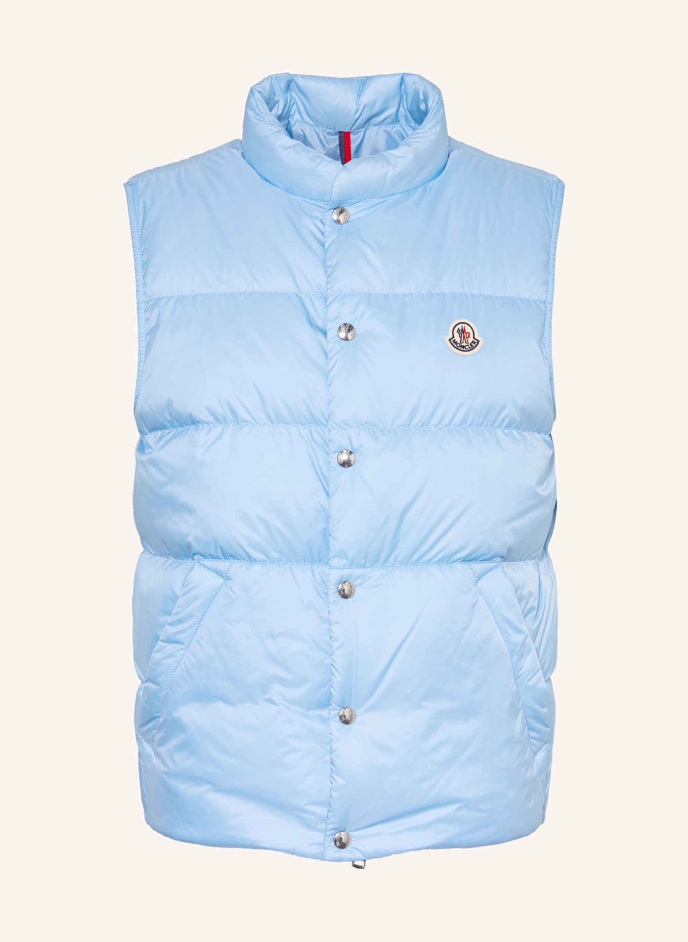 MONCLER Lehká péřová vesta TUQUEROUYE: TMAVĚ MODRÁ