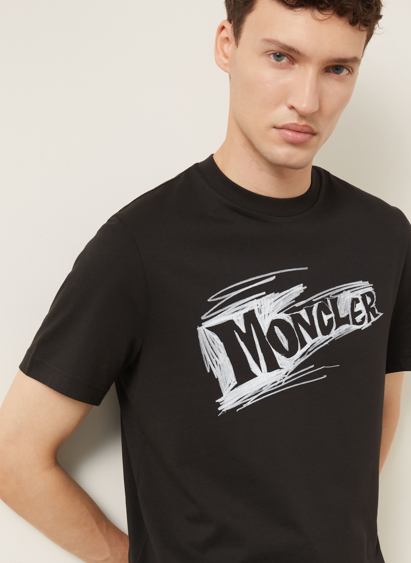 MONCLER T-shirt: BLACK