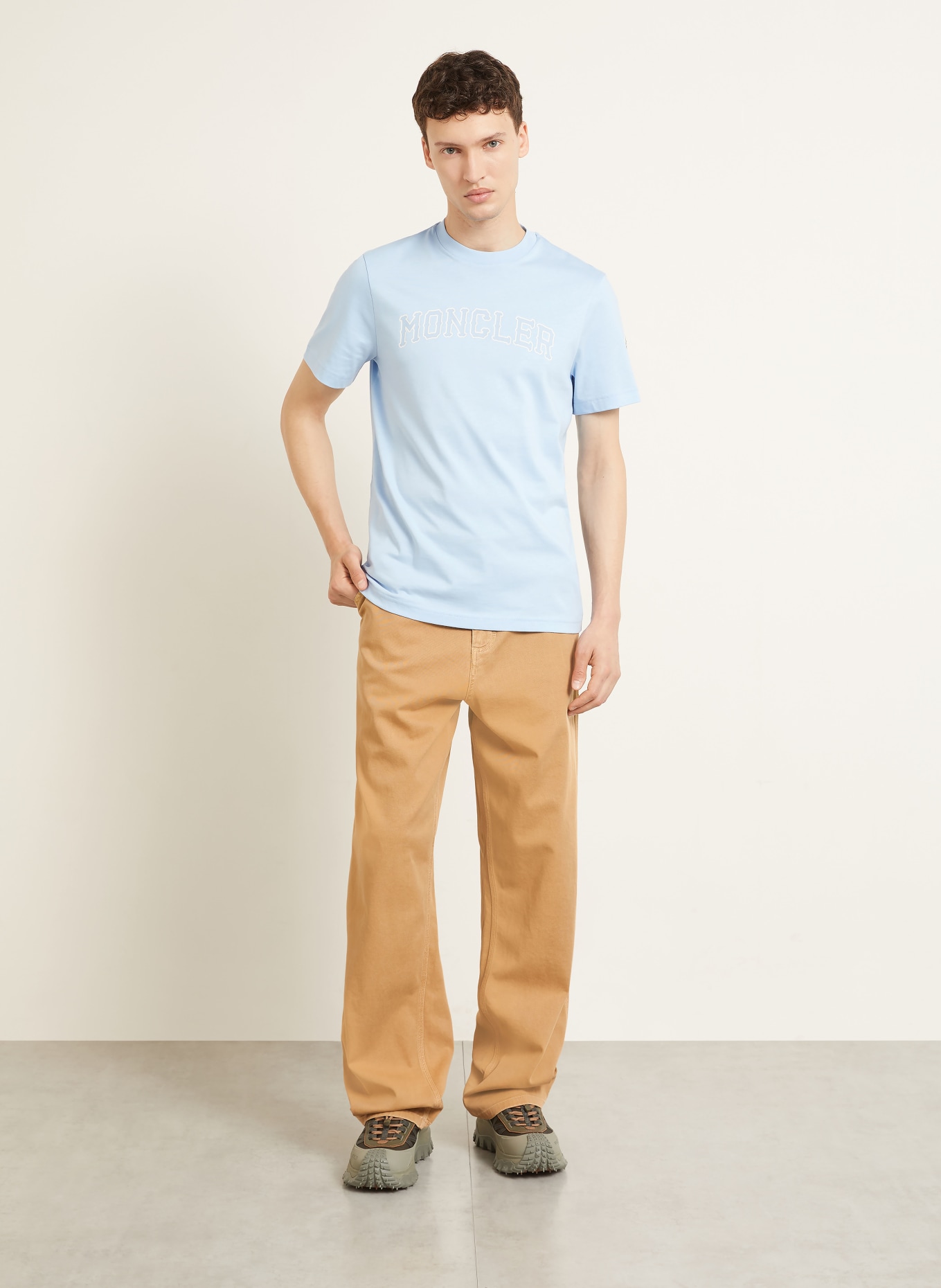 MONCLER T-shirt: LIGHT BLUE