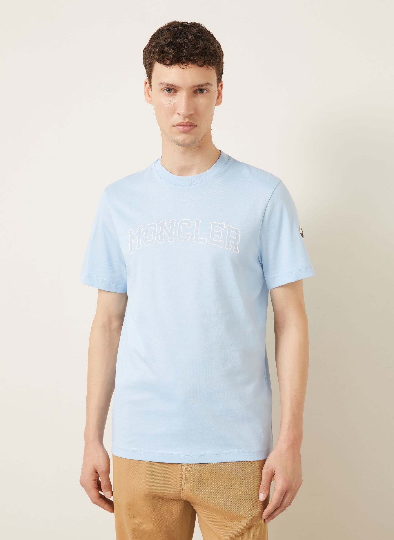 MONCLER T-shirt: LIGHT BLUE