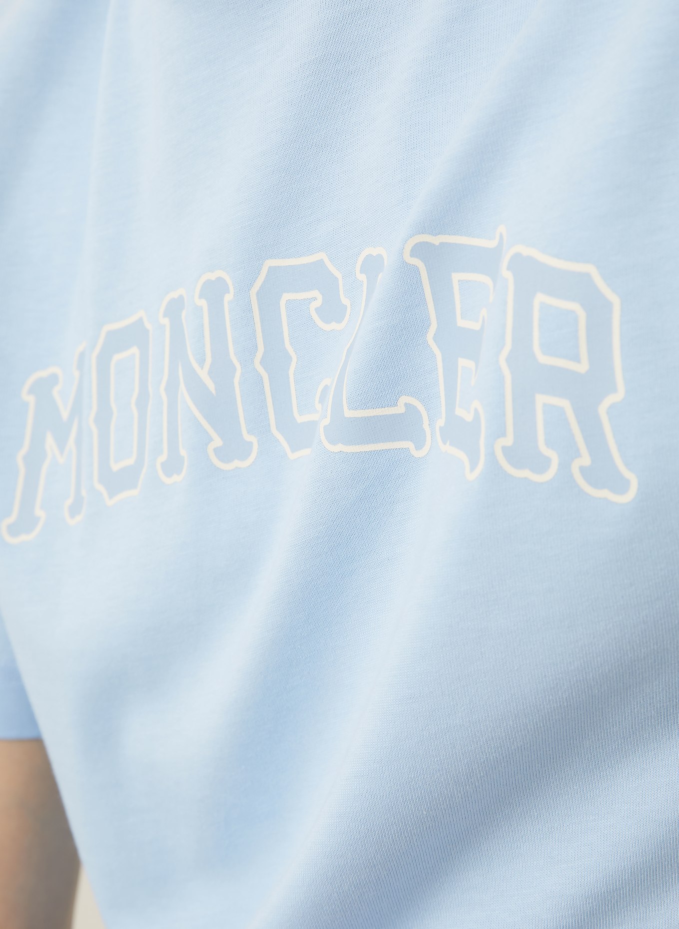 MONCLER T-shirt: LIGHT BLUE