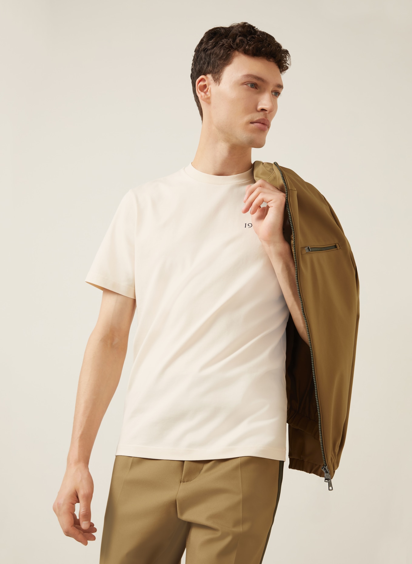 MONCLER T-shirt: CREAM