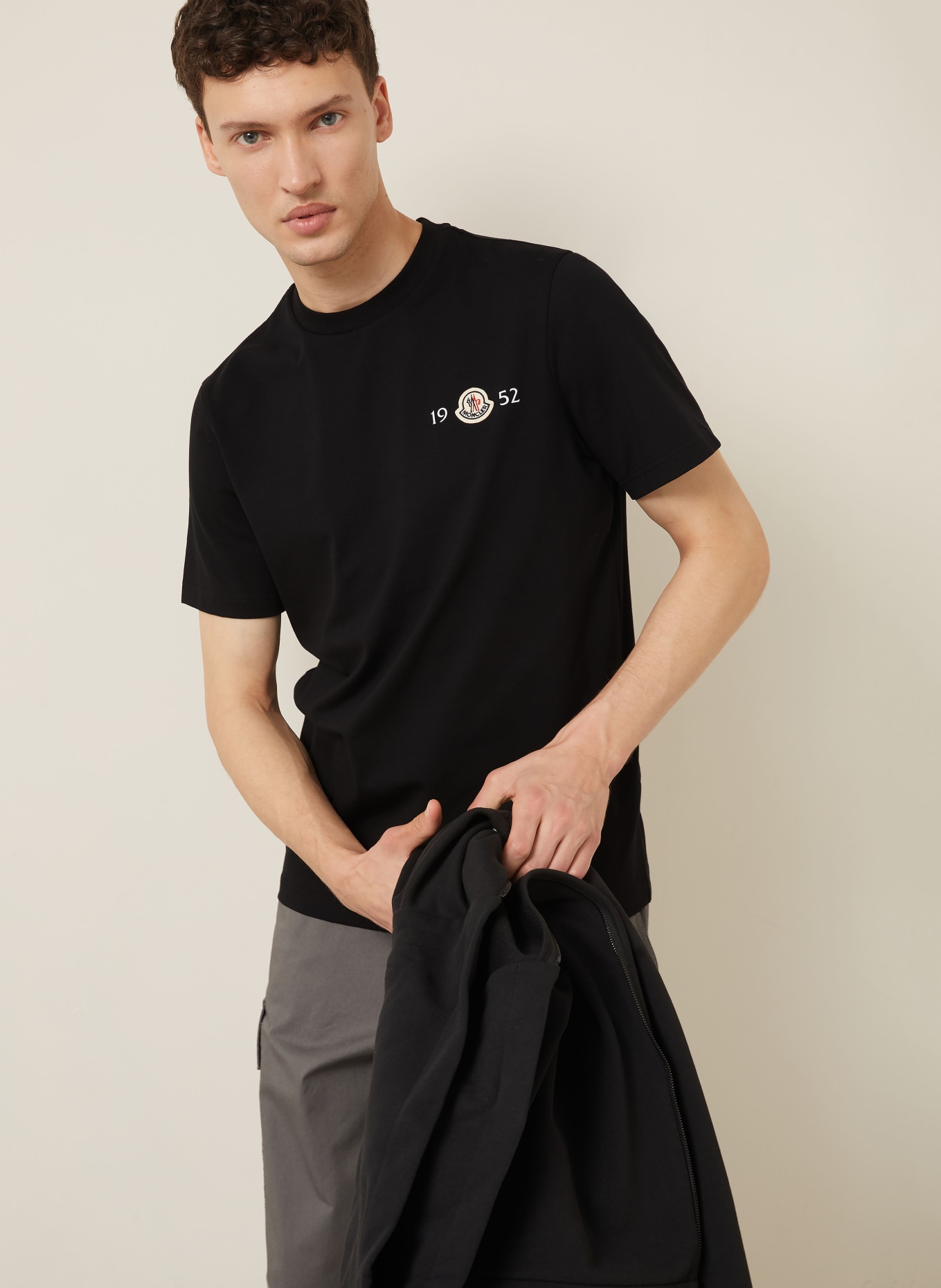 MONCLER T-shirt: BLACK