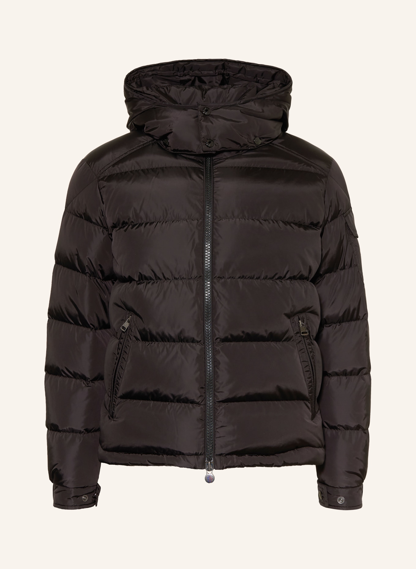 MONCLER Donsjas MAYA met afneembare capuchon: ZWART