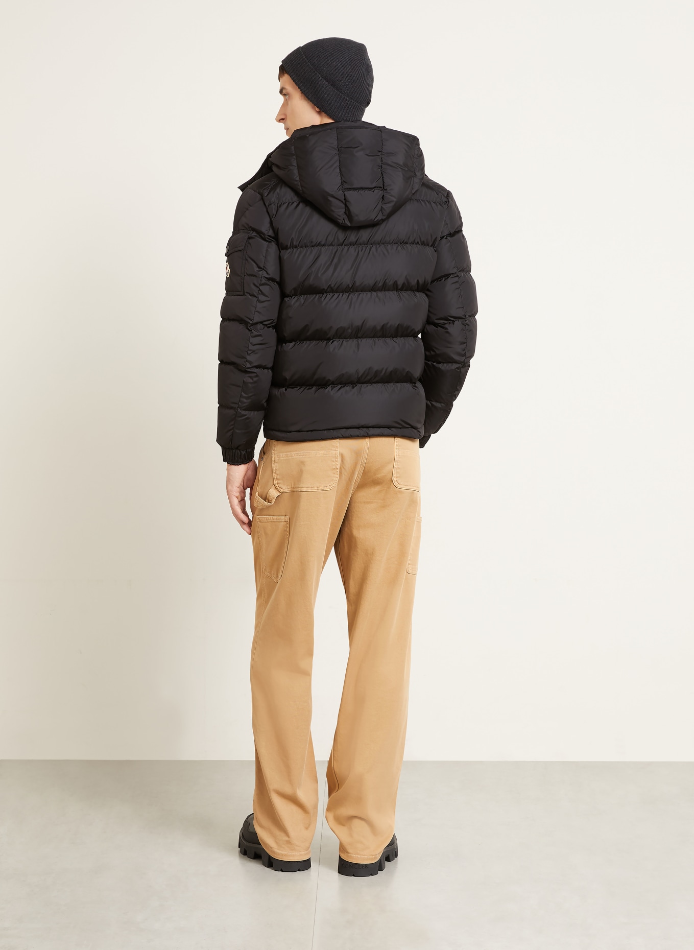 MONCLER Donsjas MAYA met afneembare capuchon: ZWART