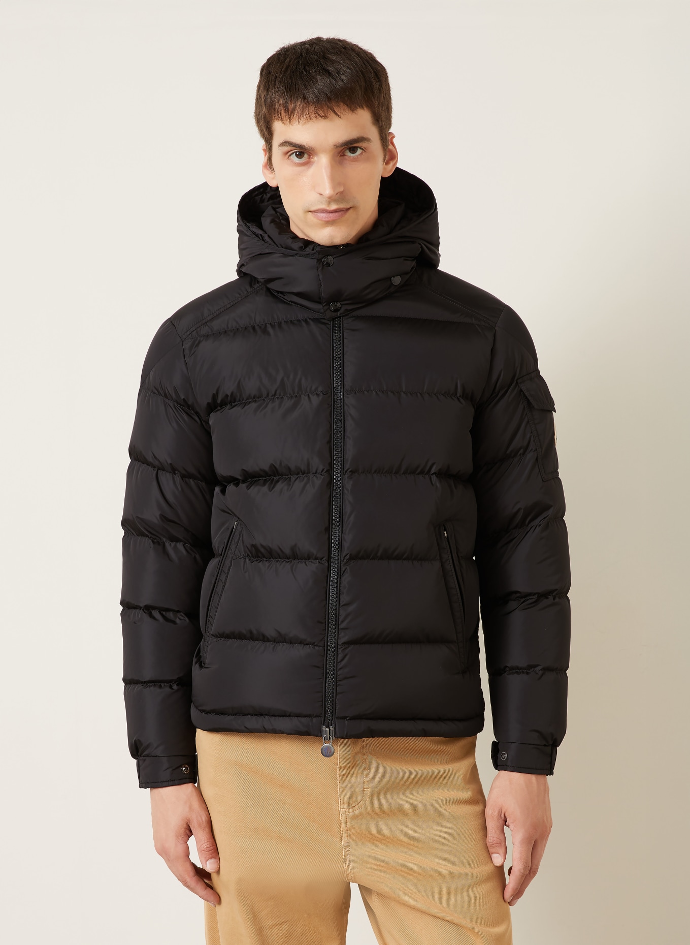 MONCLER Donsjas MAYA met afneembare capuchon: ZWART