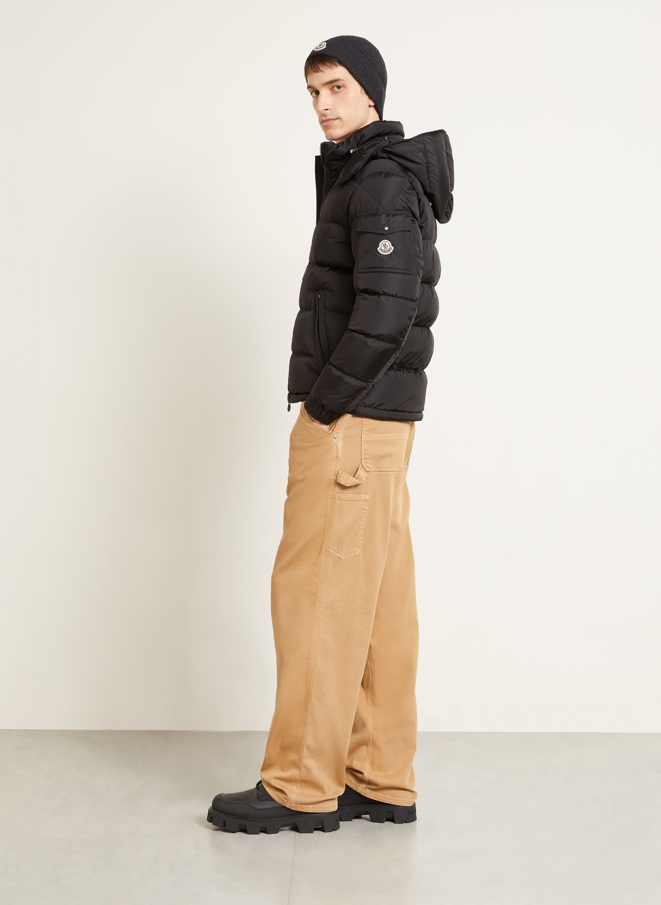 MONCLER Donsjas MAYA met afneembare capuchon: ZWART