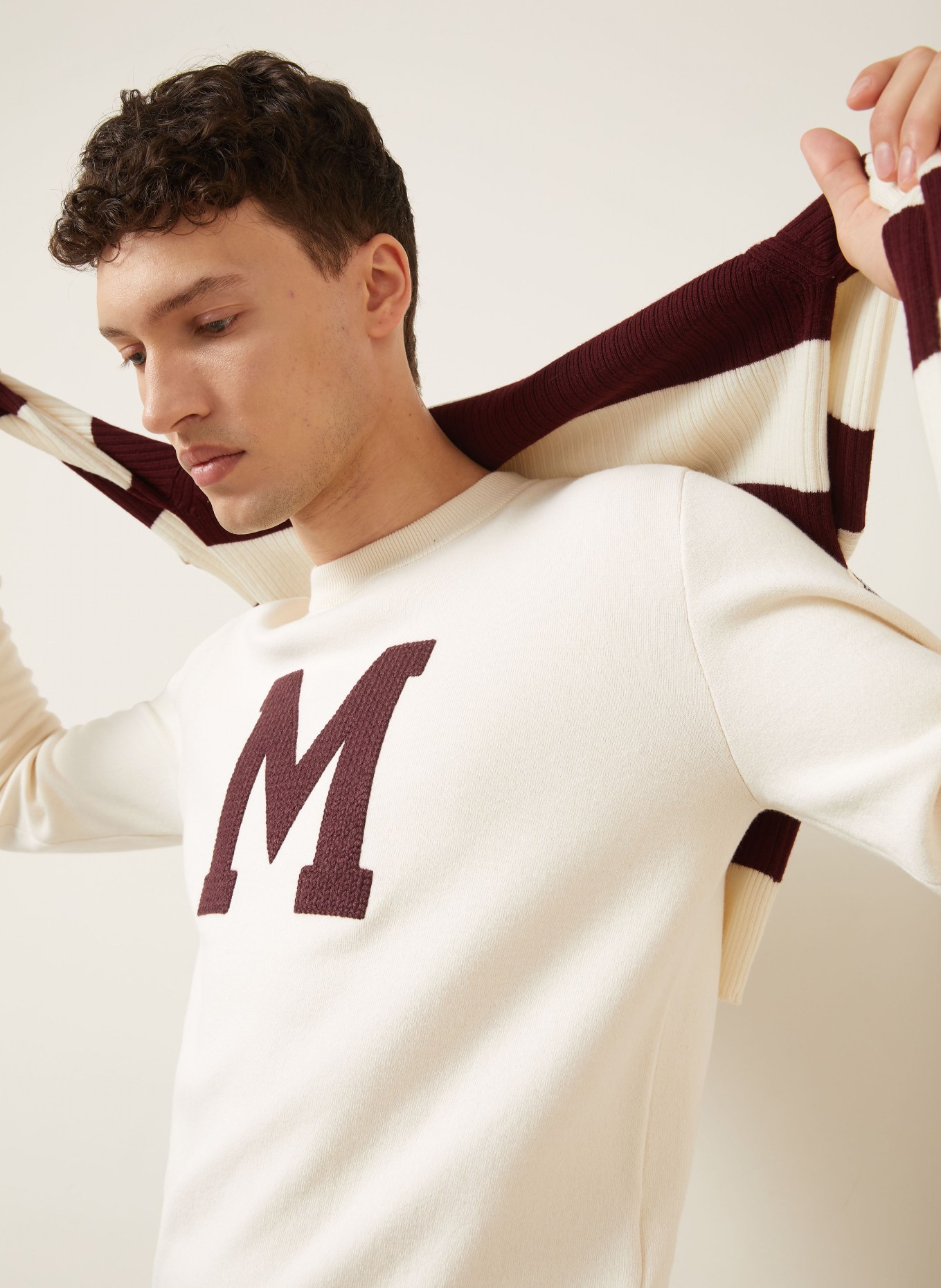 MONCLER Sweatshirt: CREAM