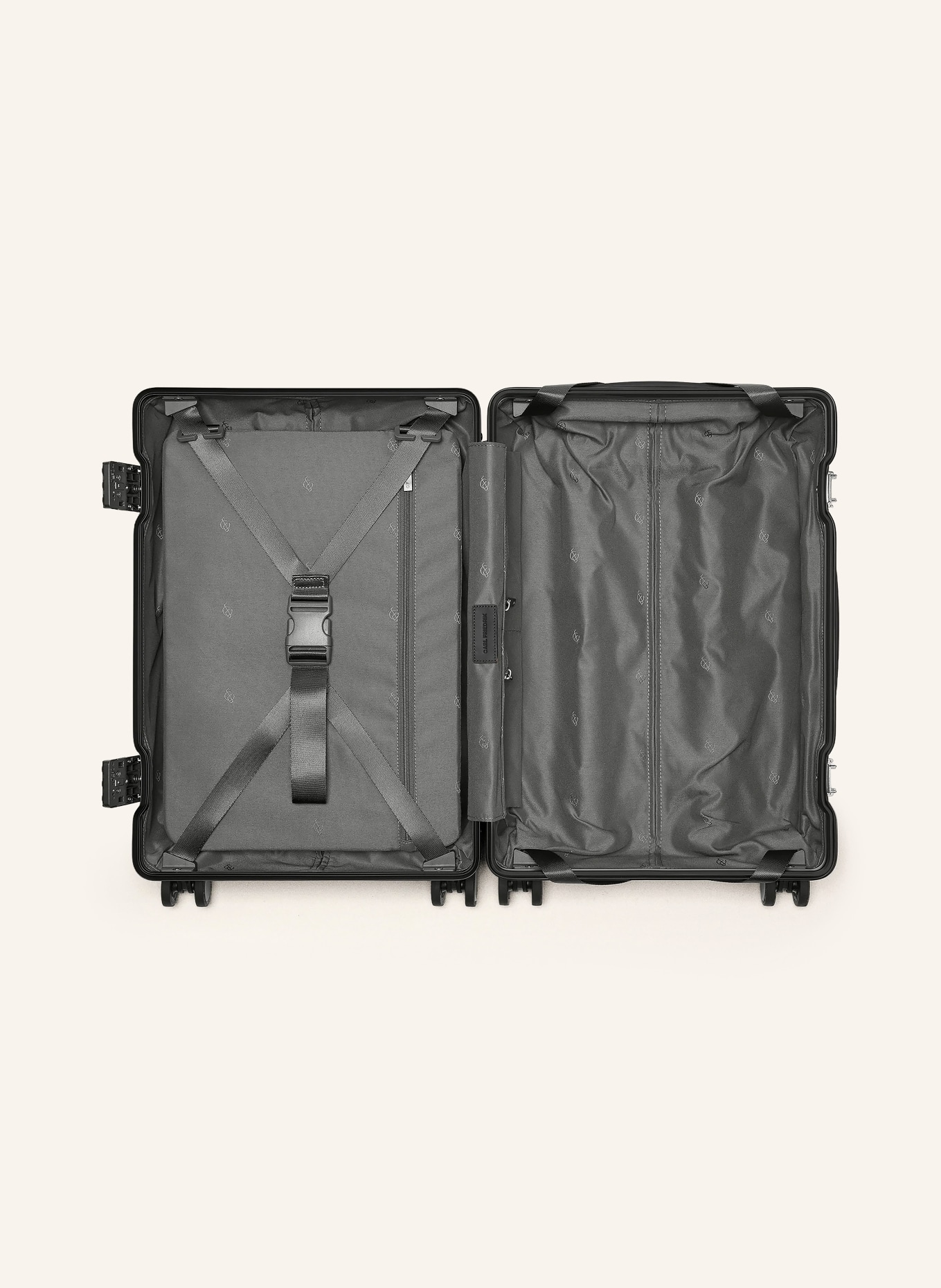 CARL FRIEDRIK Trolley THE CARRY-ON: SCHWARZ