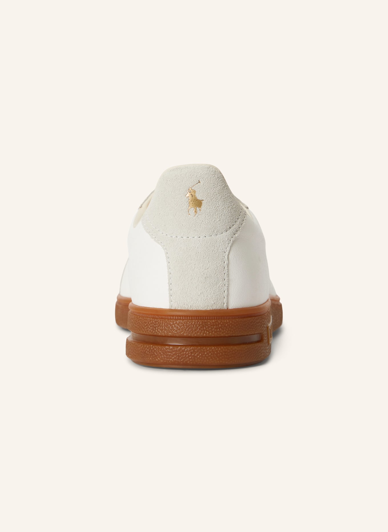 POLO RALPH LAUREN Sneaker: WEISS / GRAU