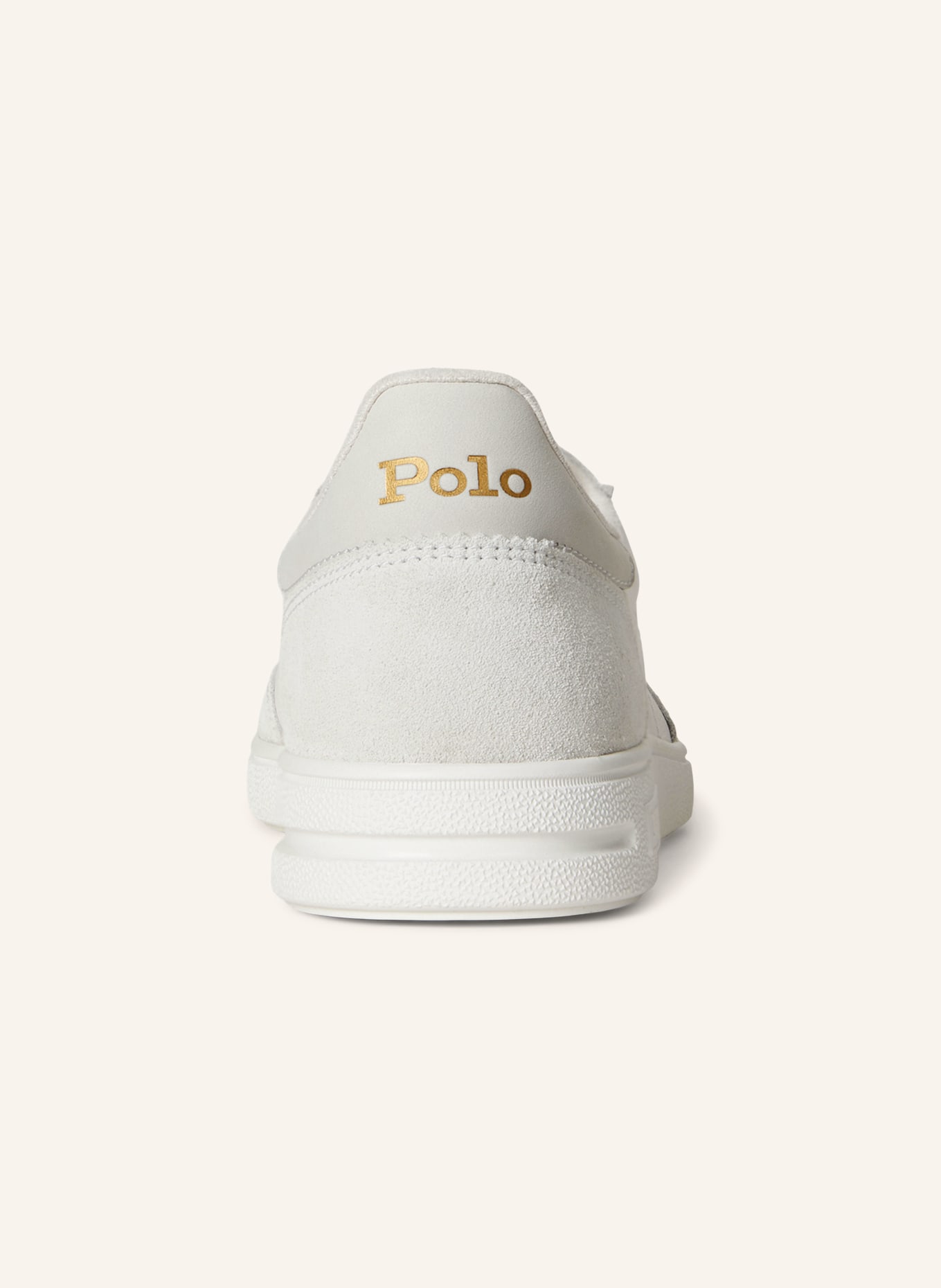 POLO RALPH LAUREN Adidași: ALB / AUR / GRI DESCHIS