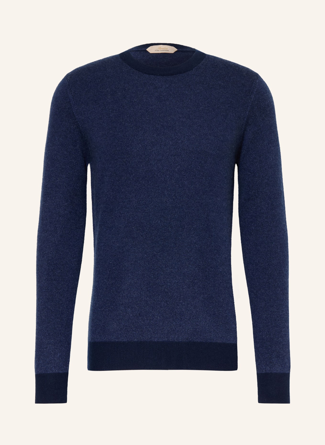Aurélien Cashmere Sweater: BLUE / DARK BLUE