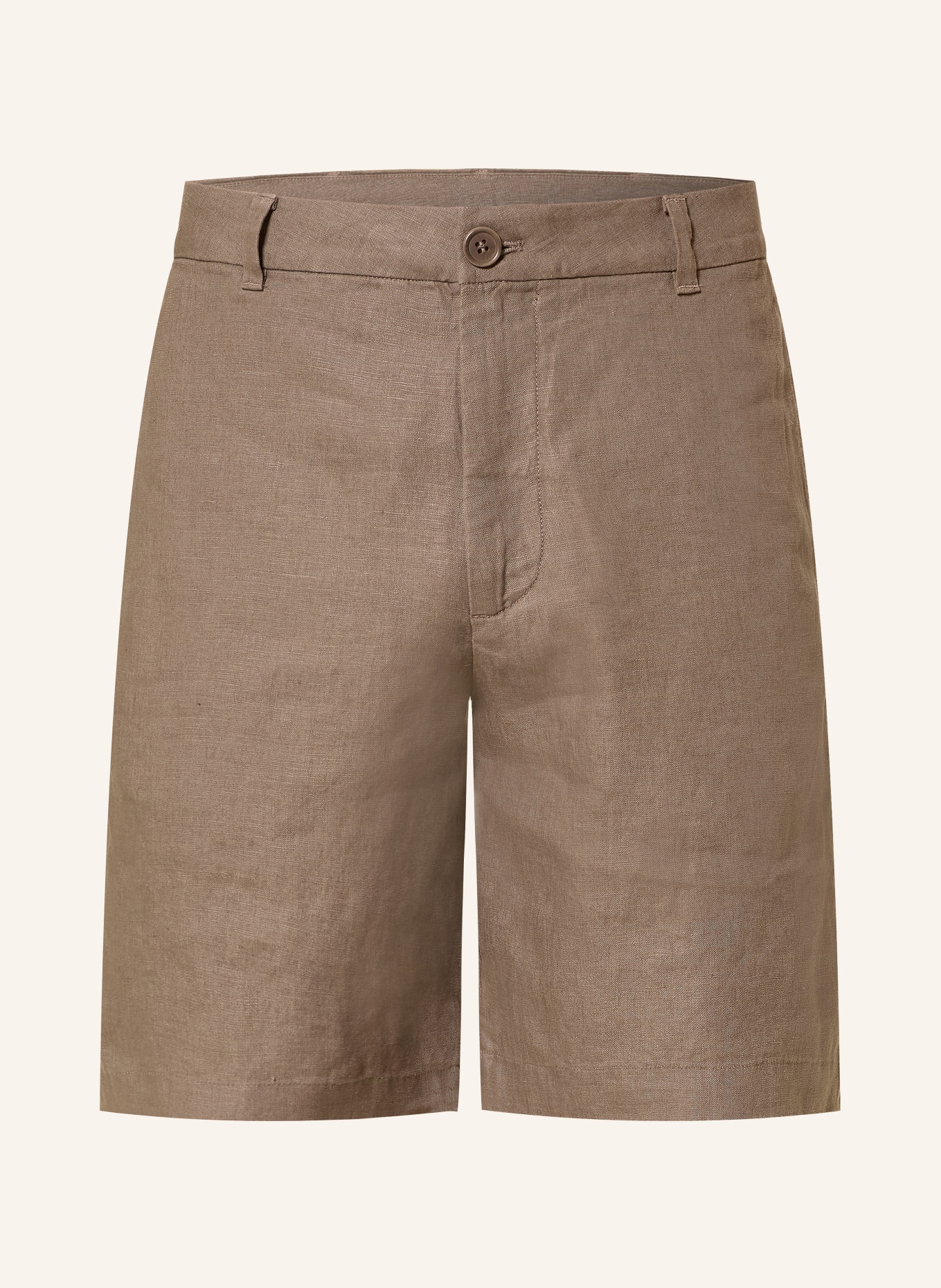 ARKET Shorts EAMON aus Leinen: BRAUN