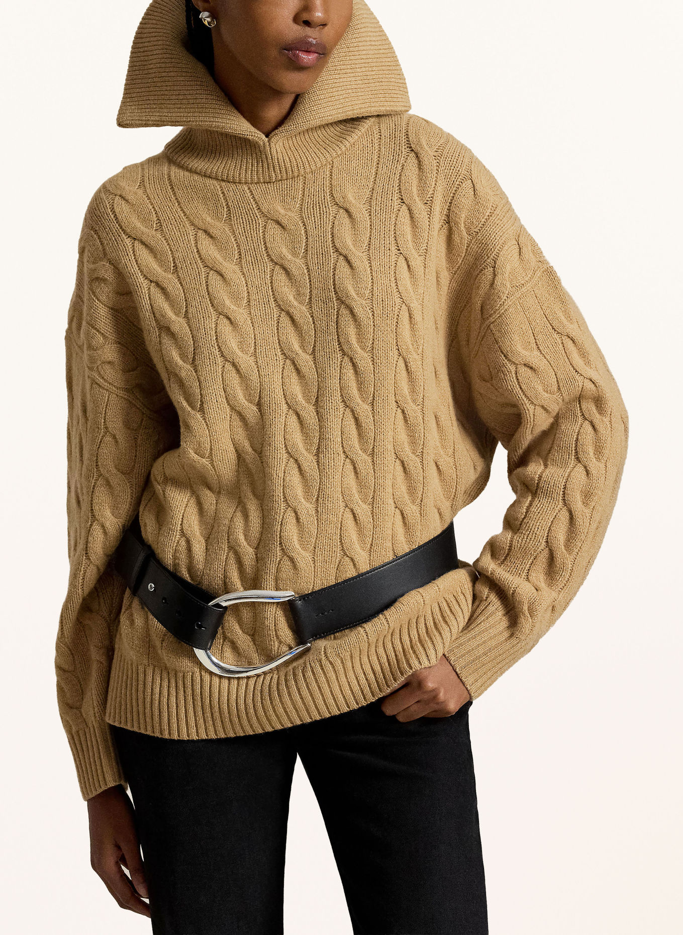 POLO RALPH LAUREN Svetr troyer: VELBLOUDÍ