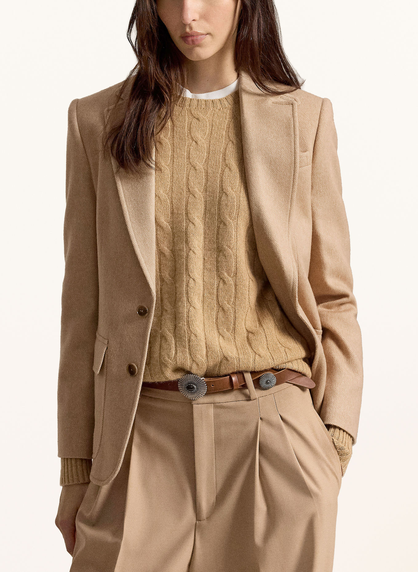 POLO RALPH LAUREN Blejzr: BÉŽOVÁ / KRÉMOVÁ