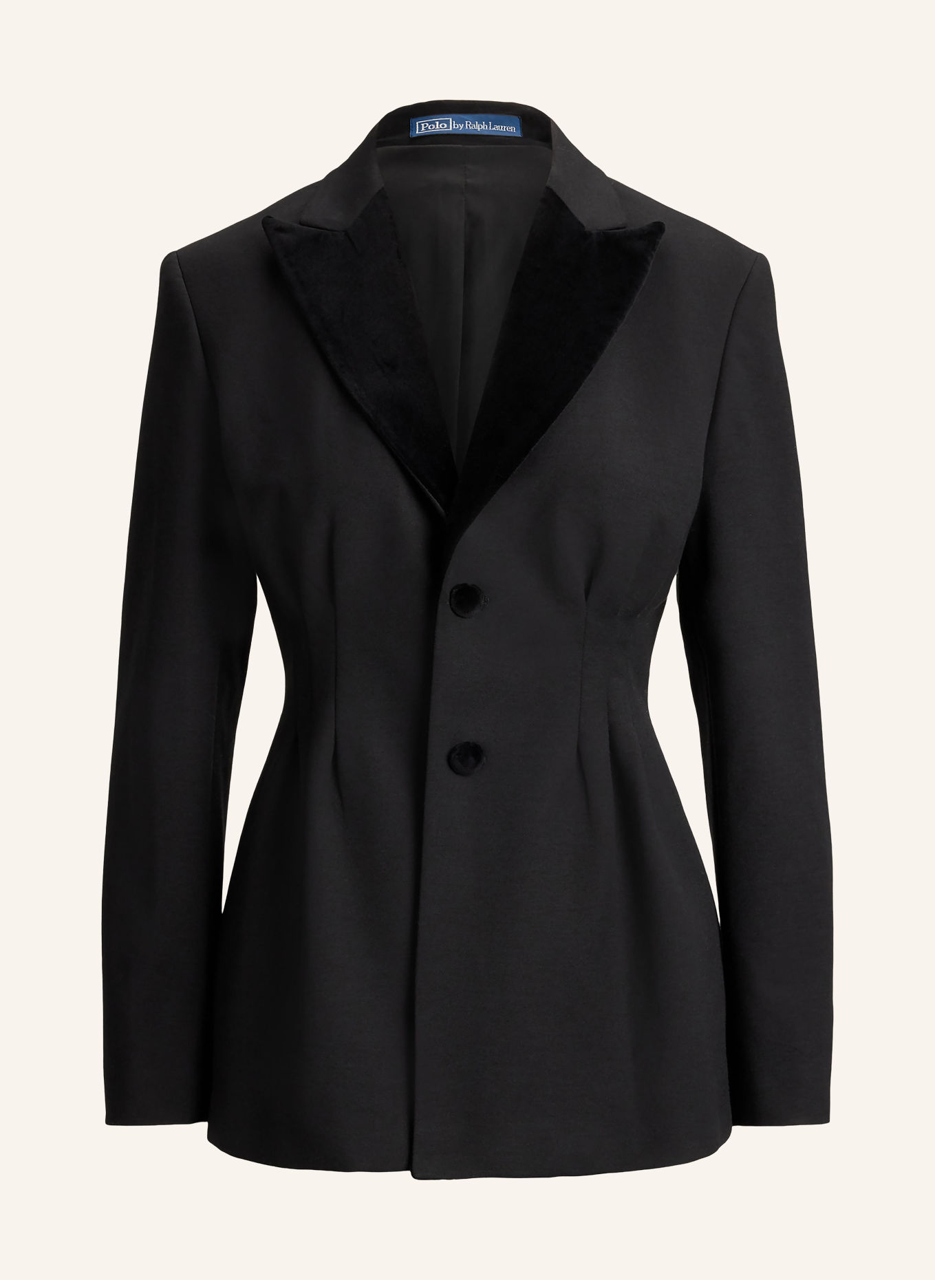 POLO RALPH LAUREN Blazer en velours: NOIR