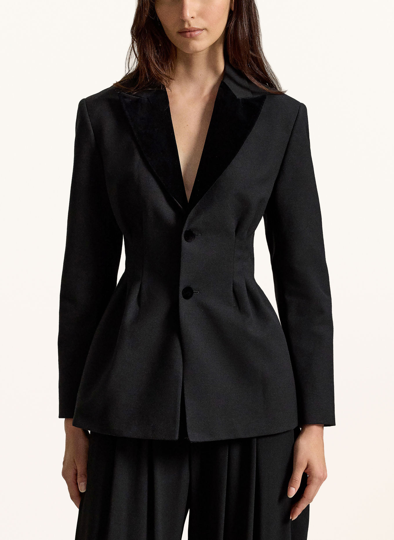 POLO RALPH LAUREN Blazer en velours: NOIR