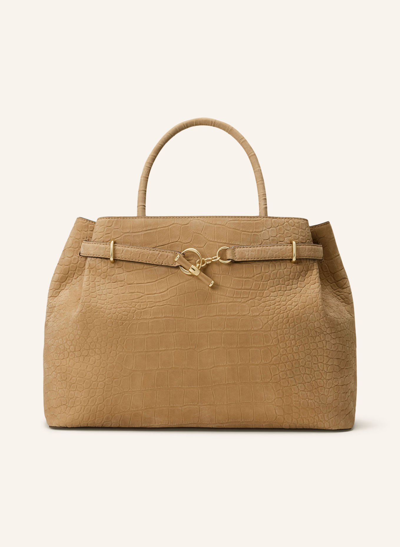 LAUREN RALPH LAUREN Handbag: CAMEL / GOLD