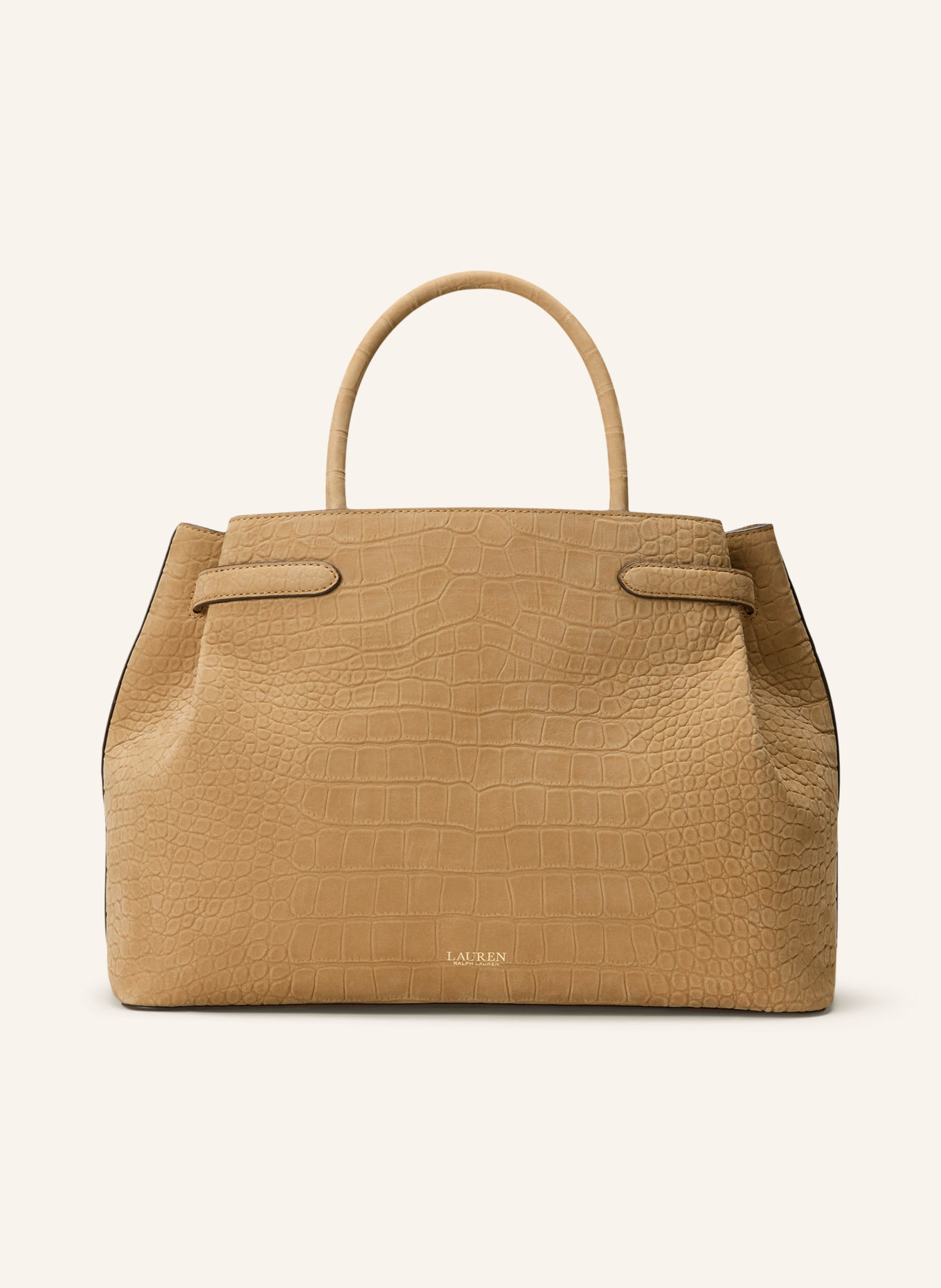 LAUREN RALPH LAUREN Handbag: CAMEL / GOLD