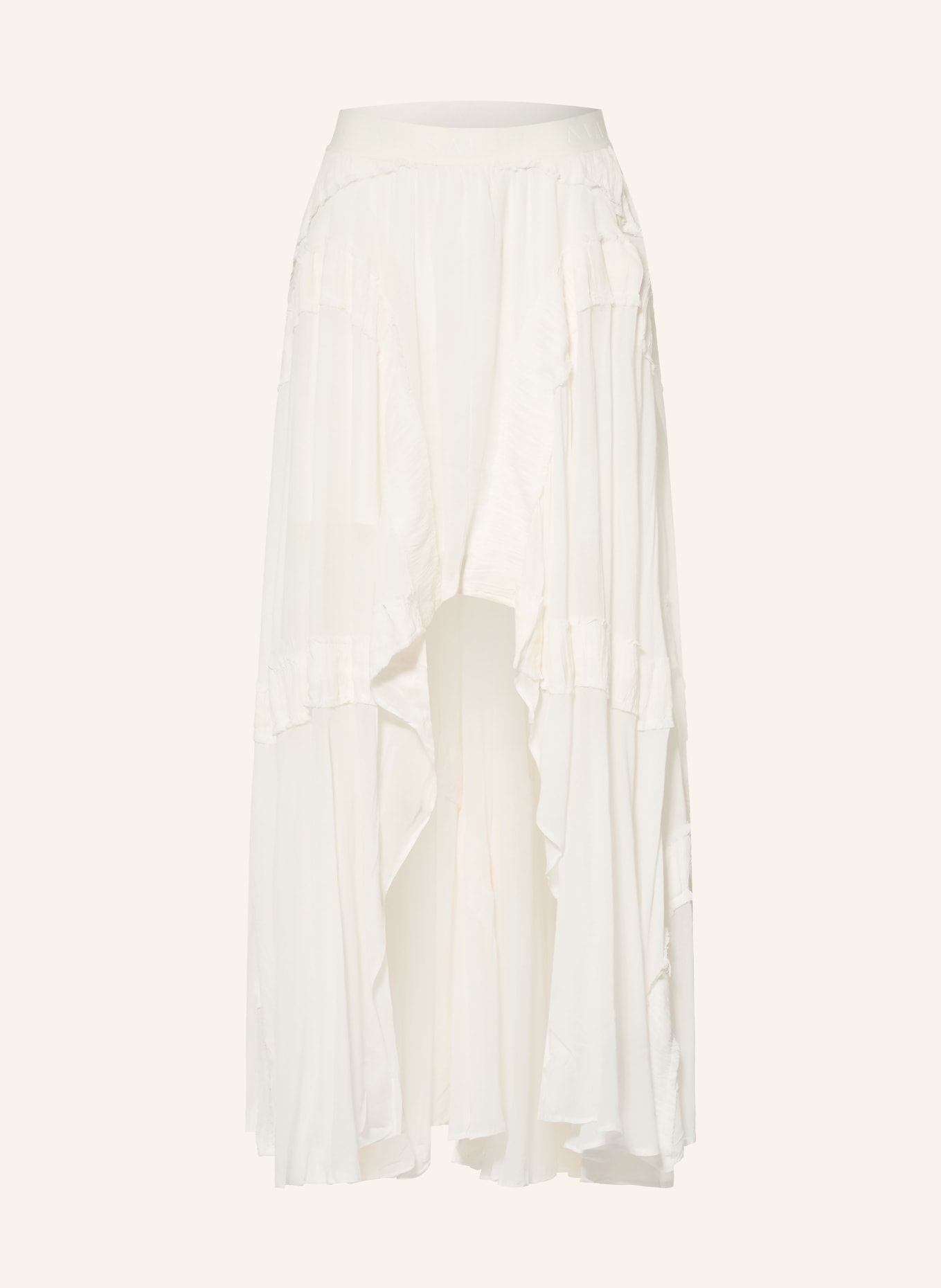 ALLSAINTS Sukně DORINA: KRÉMOVÁ