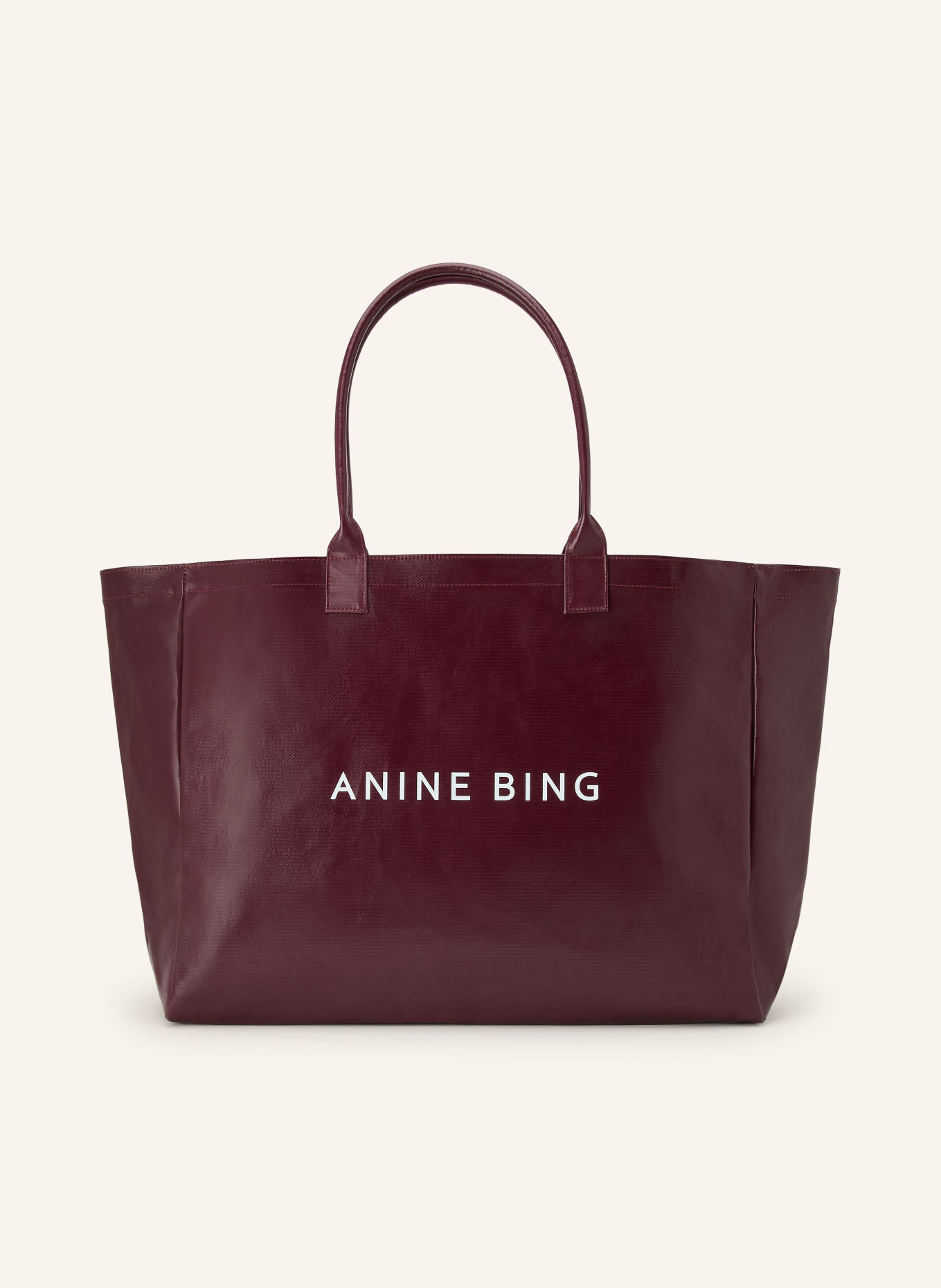 ANINE BING Shoppers: DARK RED