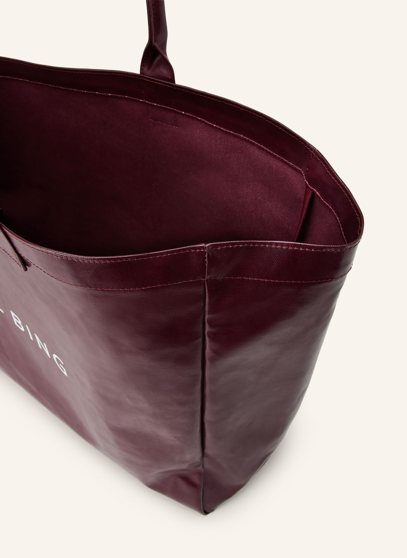ANINE BING Shoppers: DARK RED