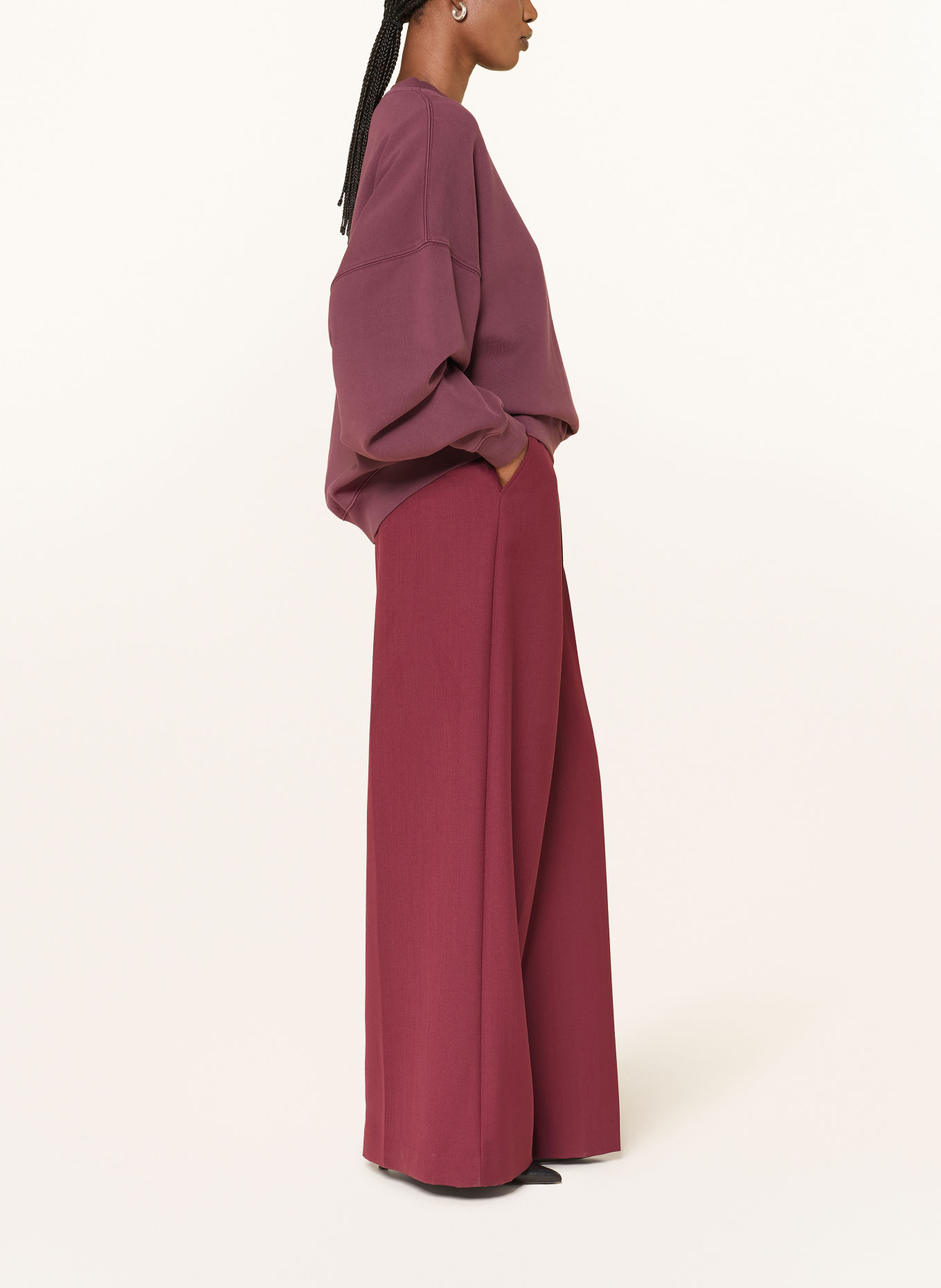 ANINE BING Marlenehose PAOLA: DUNKELROT