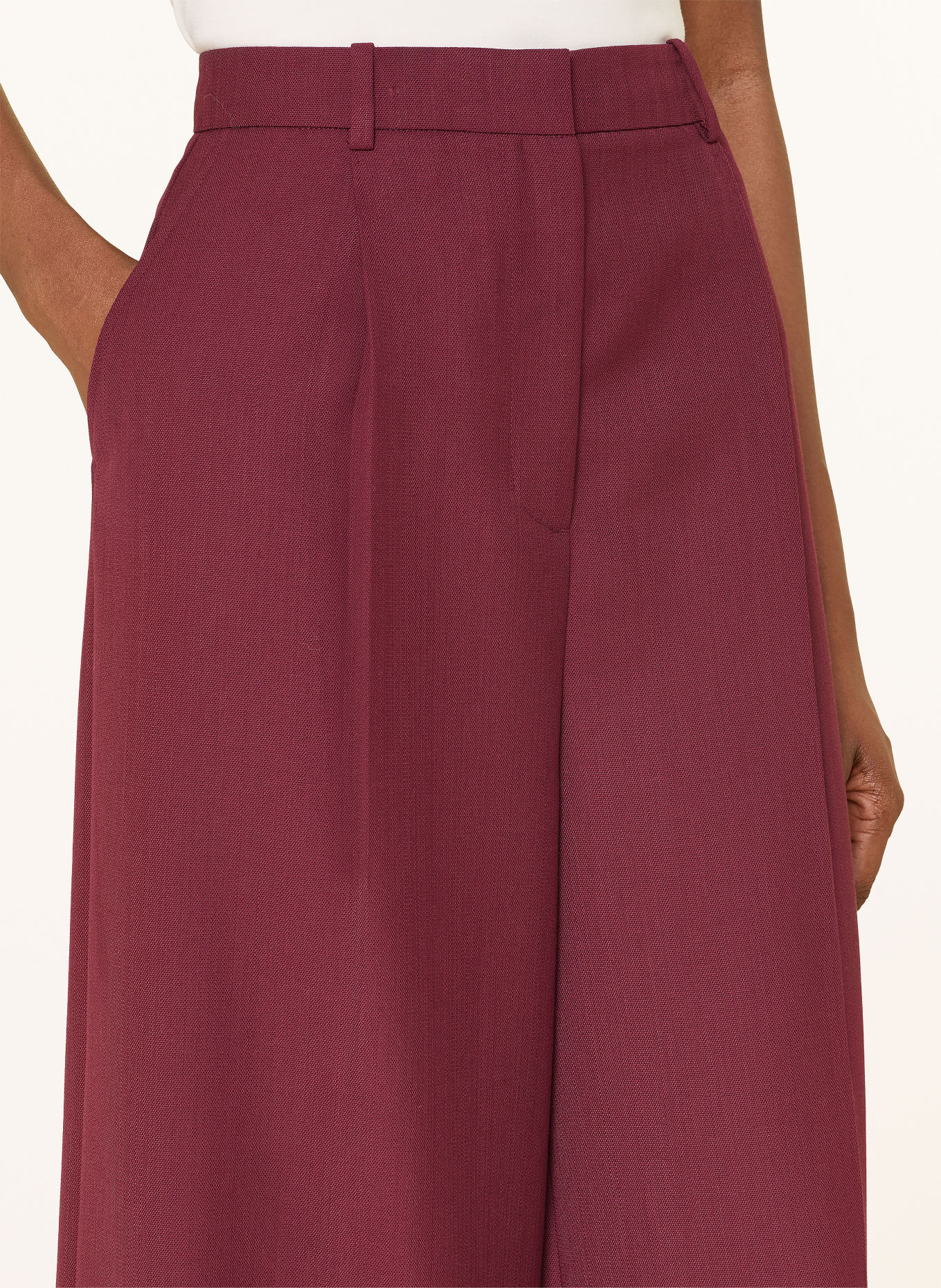 ANINE BING Marlenehose PAOLA: DUNKELROT