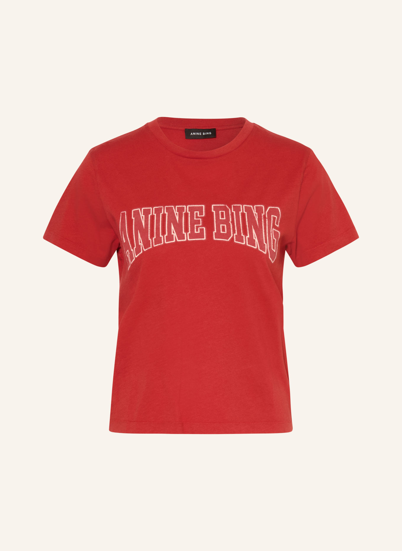 ANINE BING SHELLEY T-shirt: RED
