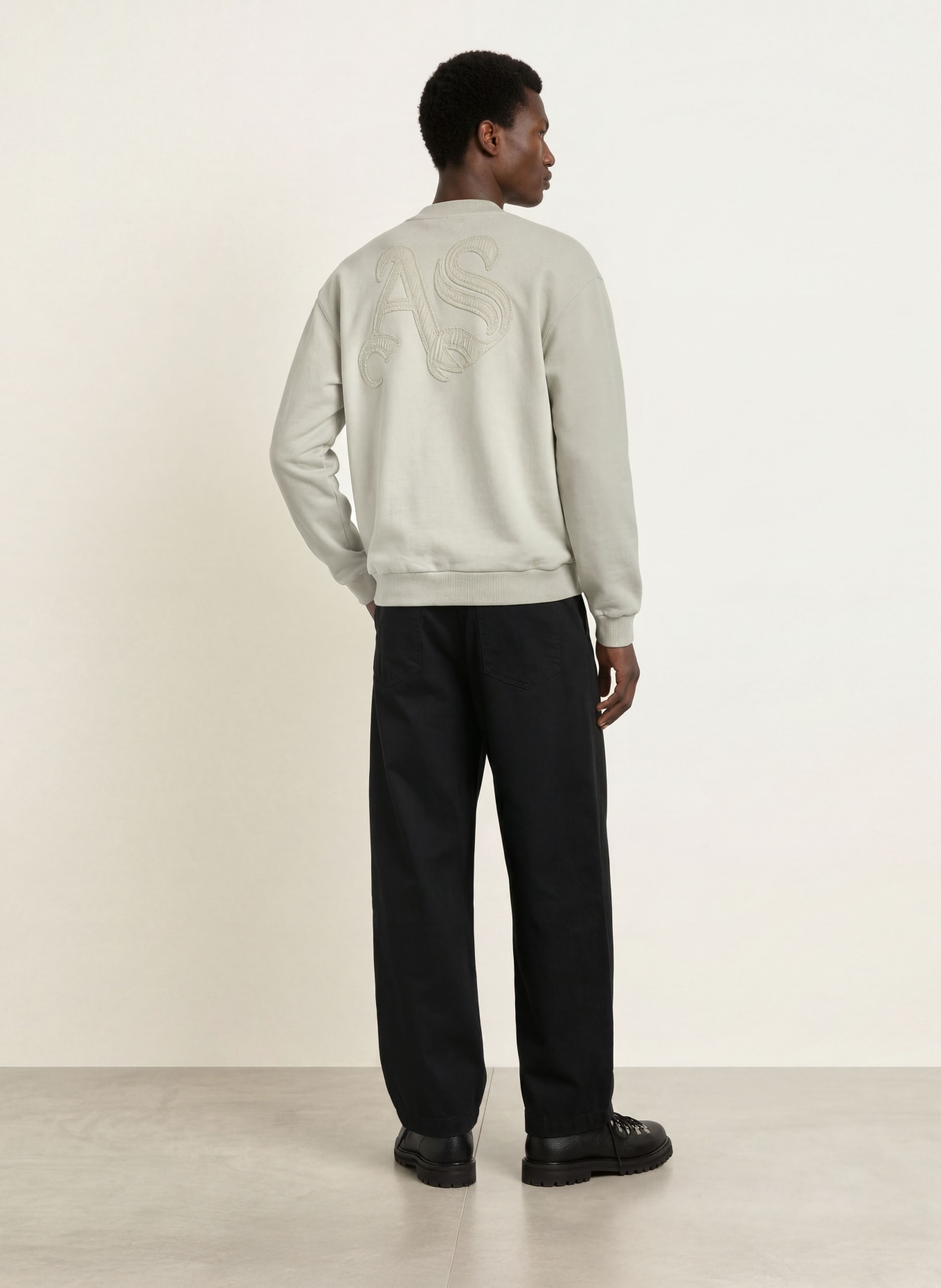 ALLSAINTS Sweatshirt INSIGNIA: LICHTGROEN