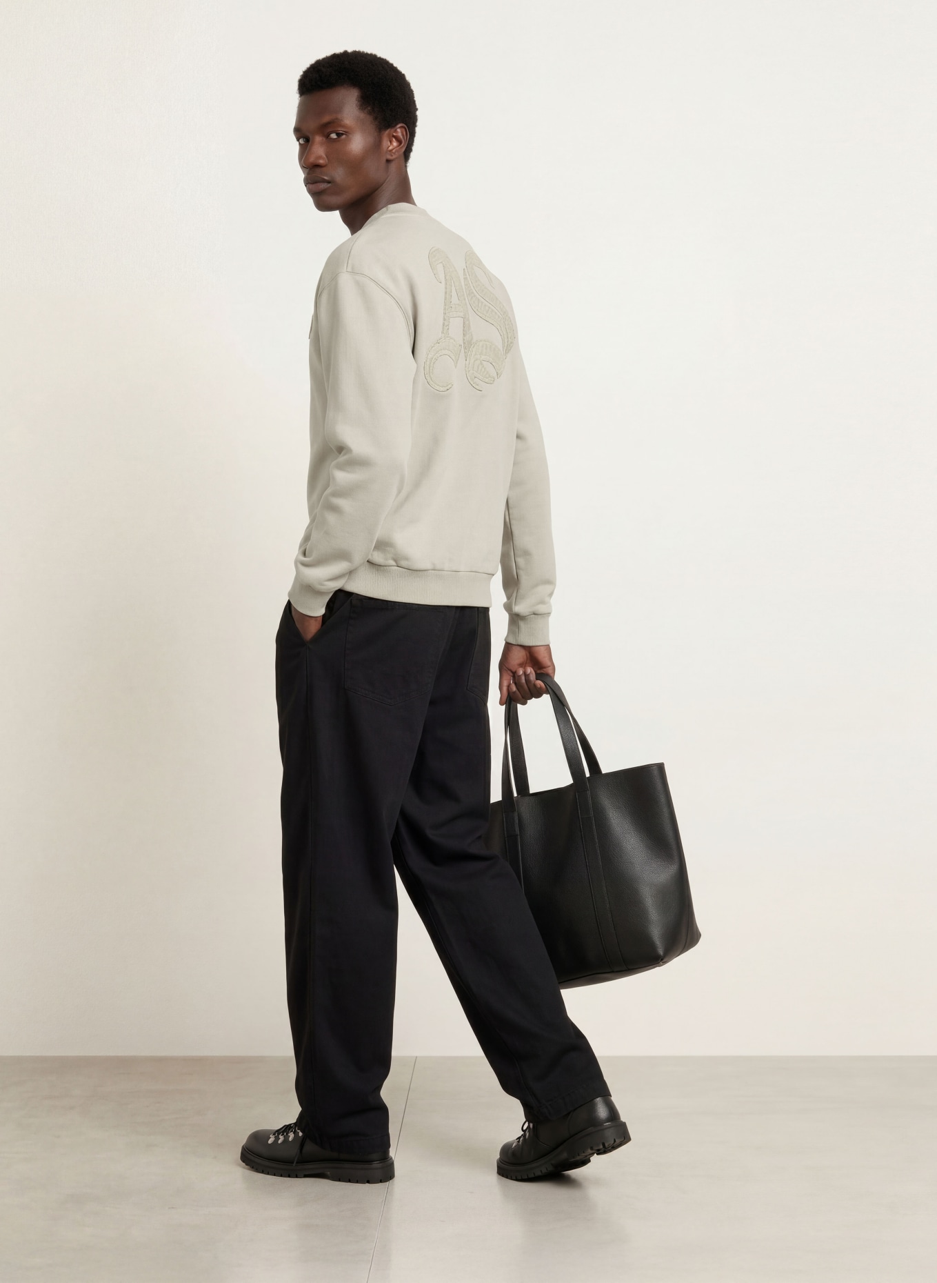 ALLSAINTS Sweatshirt INSIGNIA: LICHTGROEN