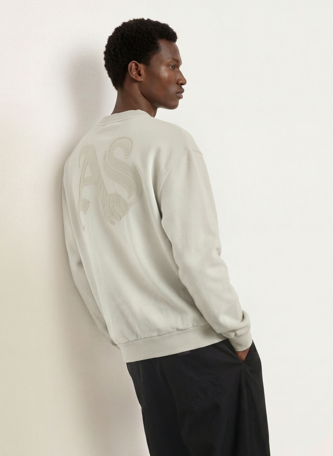 ALLSAINTS Sweatshirt INSIGNIA: LICHTGROEN