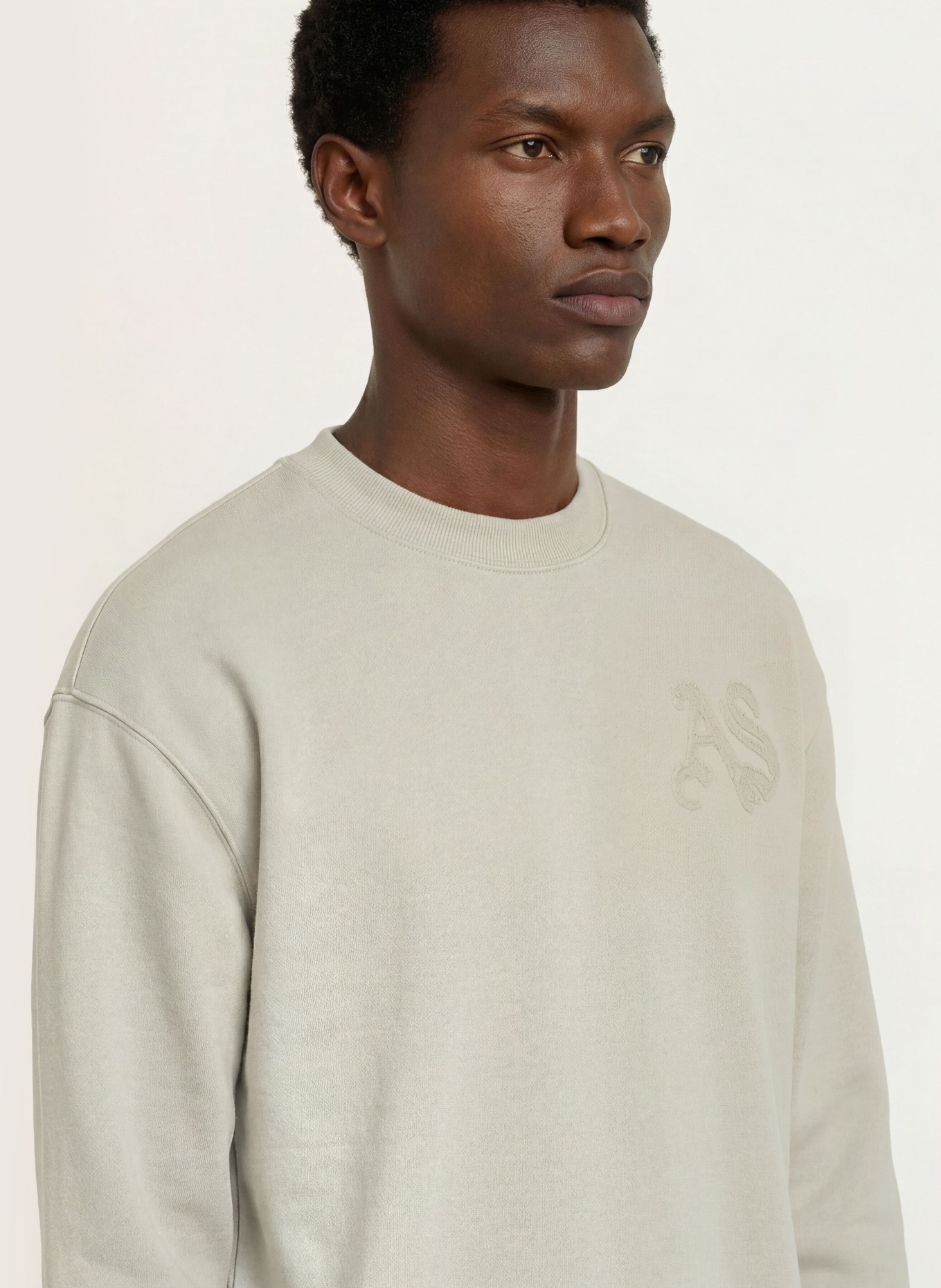 ALLSAINTS Sweatshirt INSIGNIA: LICHTGROEN