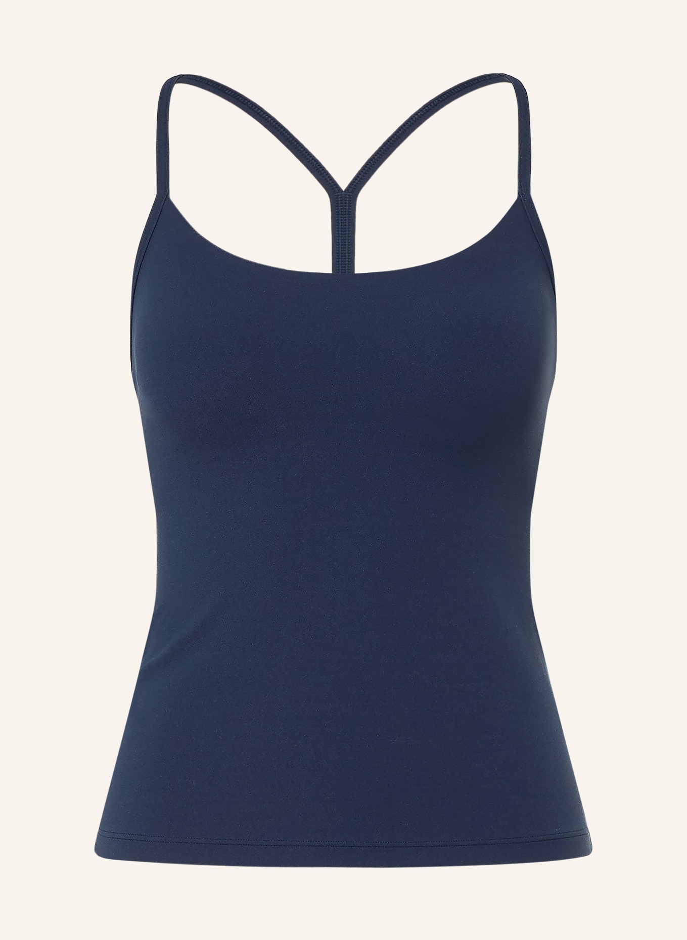 lululemon Tanktop FLOW Y: DONKERBLAUW
