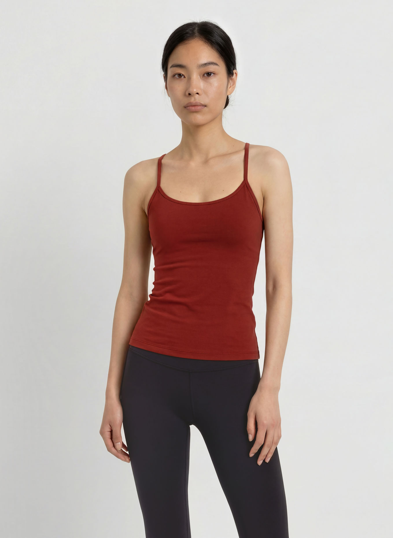 lululemon Tanktop FLOW: DONKERROOD