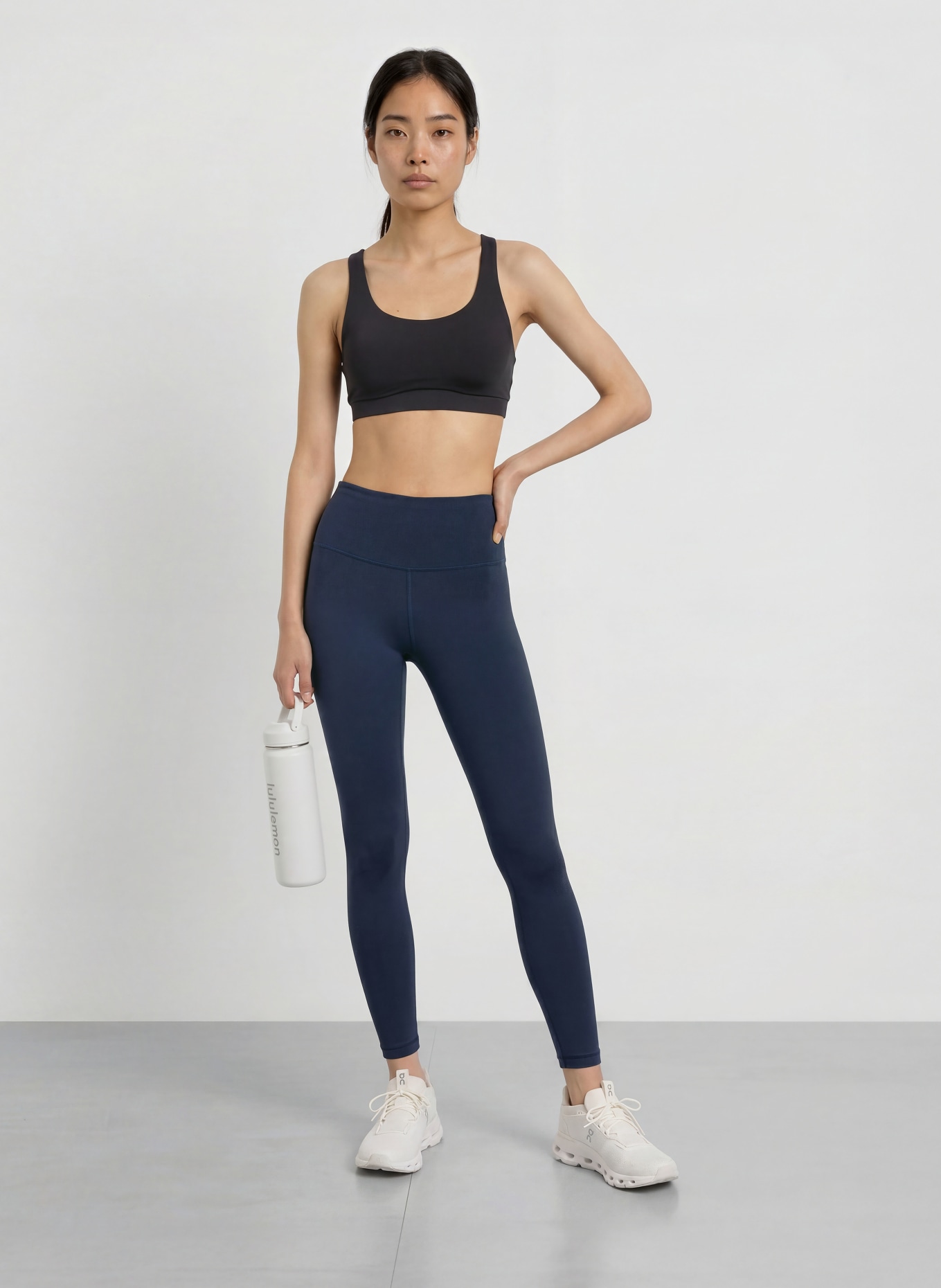 lululemon Tights WUNDER TRAIN NO LINE HR TIGHT 25IN: DONKERBLAUW