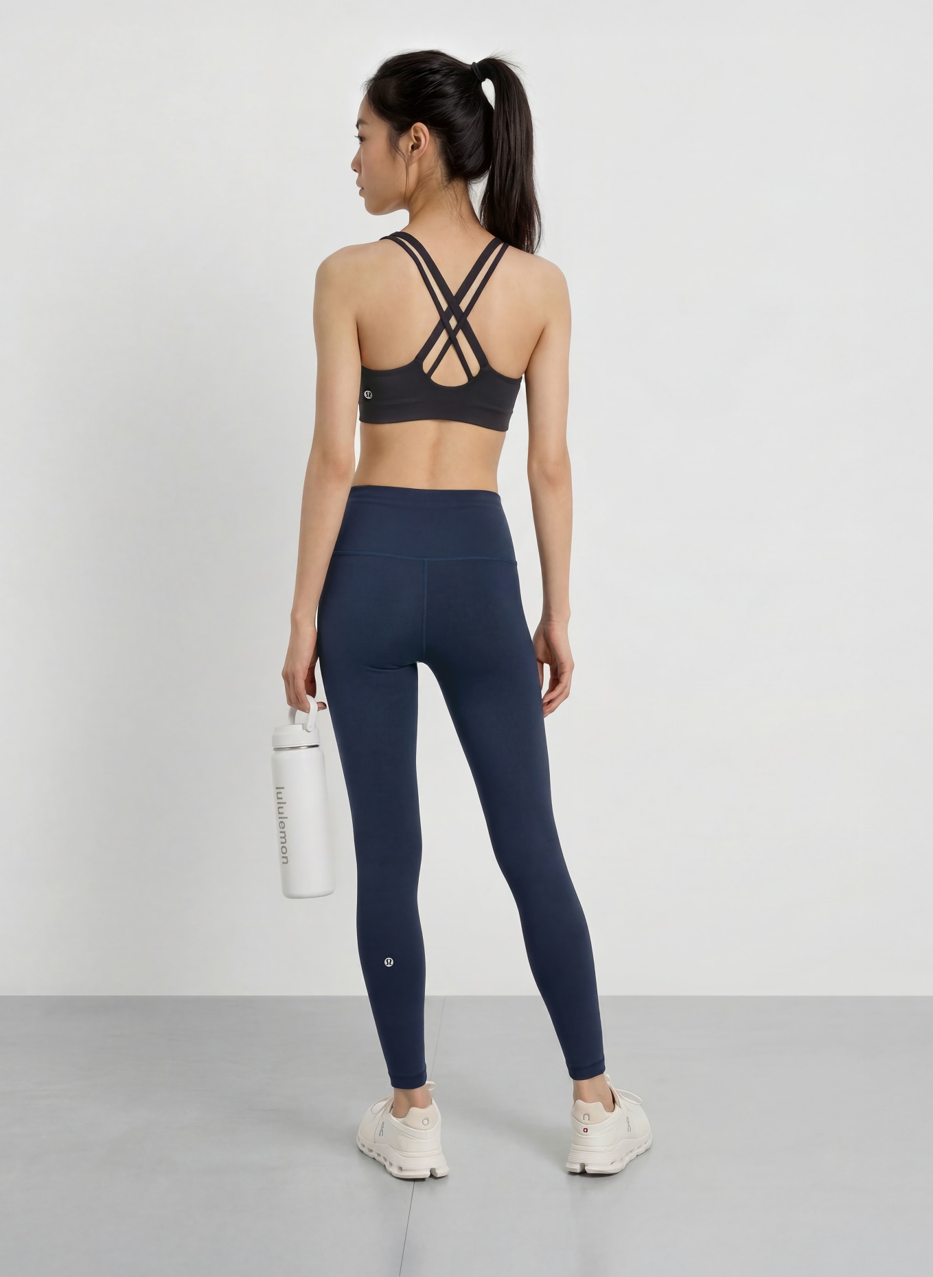lululemon Tights WUNDER TRAIN NO LINE HR TIGHT 25IN: DONKERBLAUW