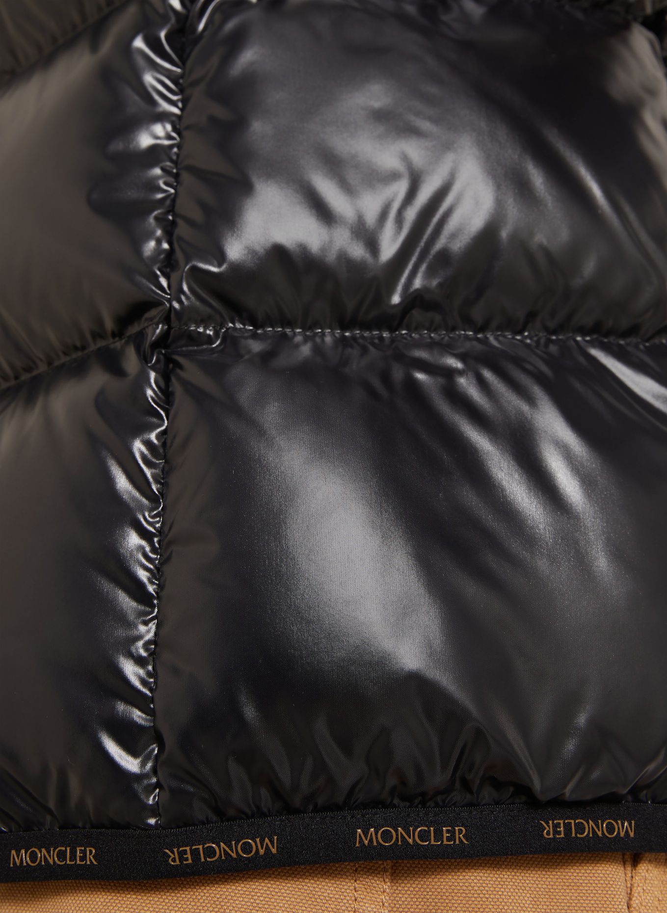 MONCLER Donzen bodywarmer BADIA: ZWART