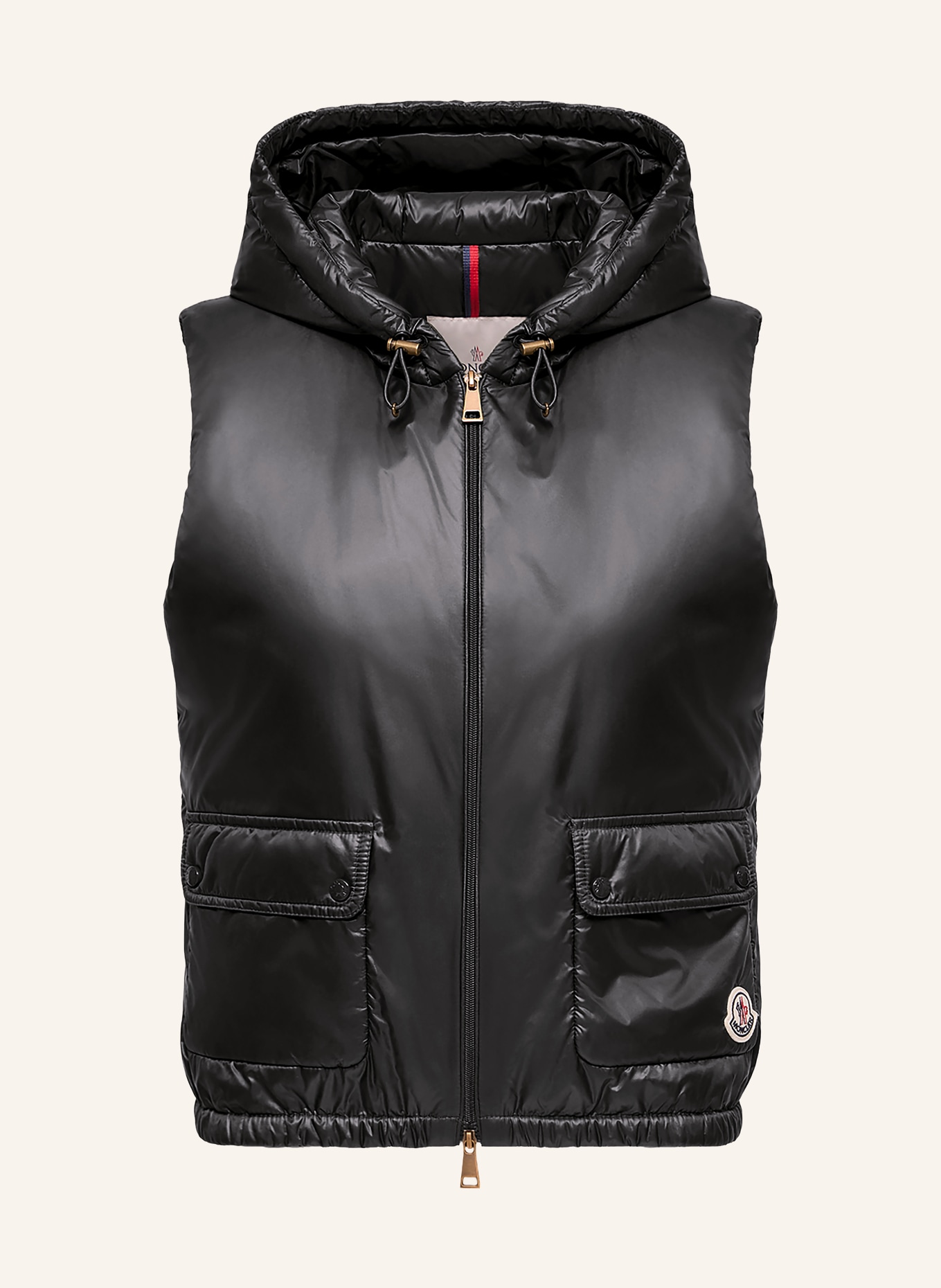 MONCLER Doudoune sans manches LANSETTE: NOIR