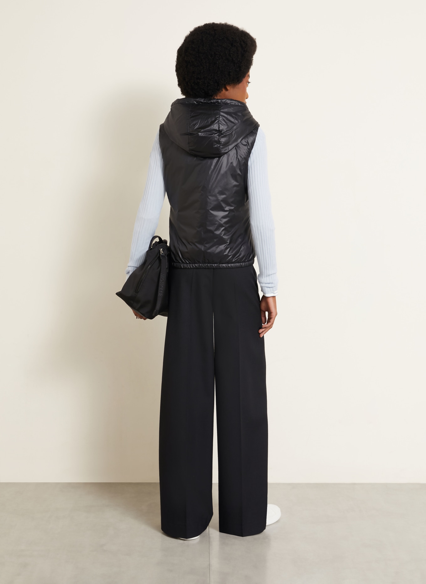 MONCLER Doudoune sans manches LANSETTE: NOIR
