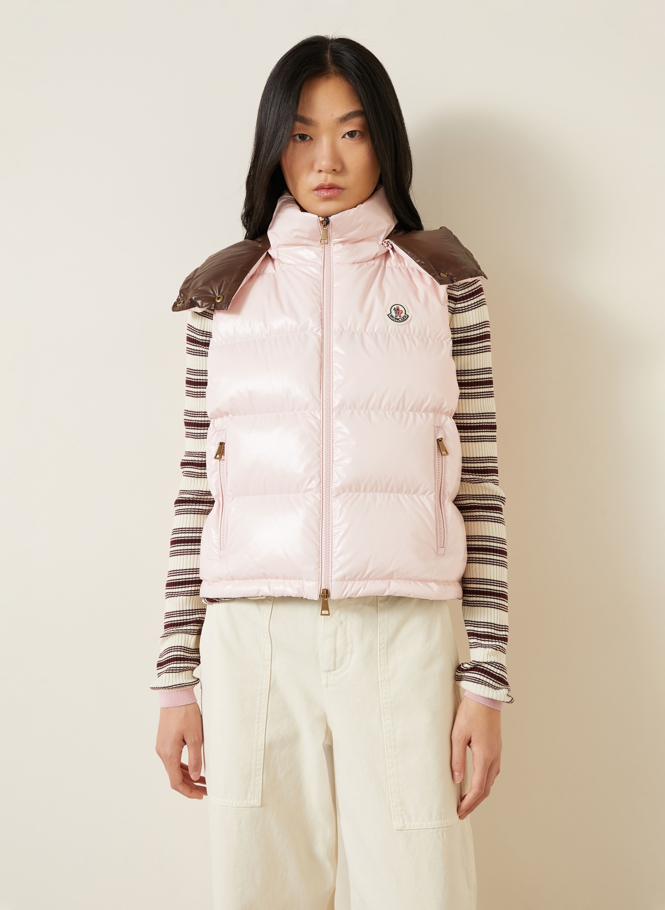 MONCLER Daunenweste NIVEROLLE: HELLROSA