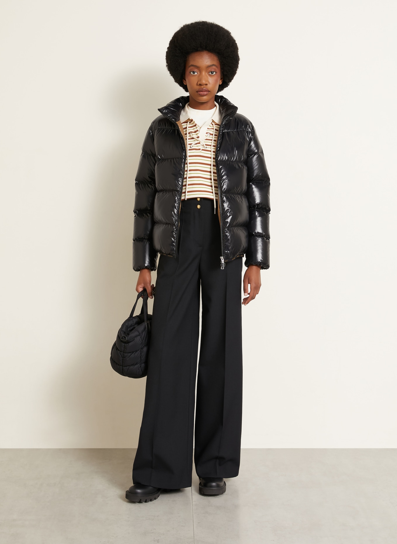 MONCLER Doudoune ABBADIA: NOIR