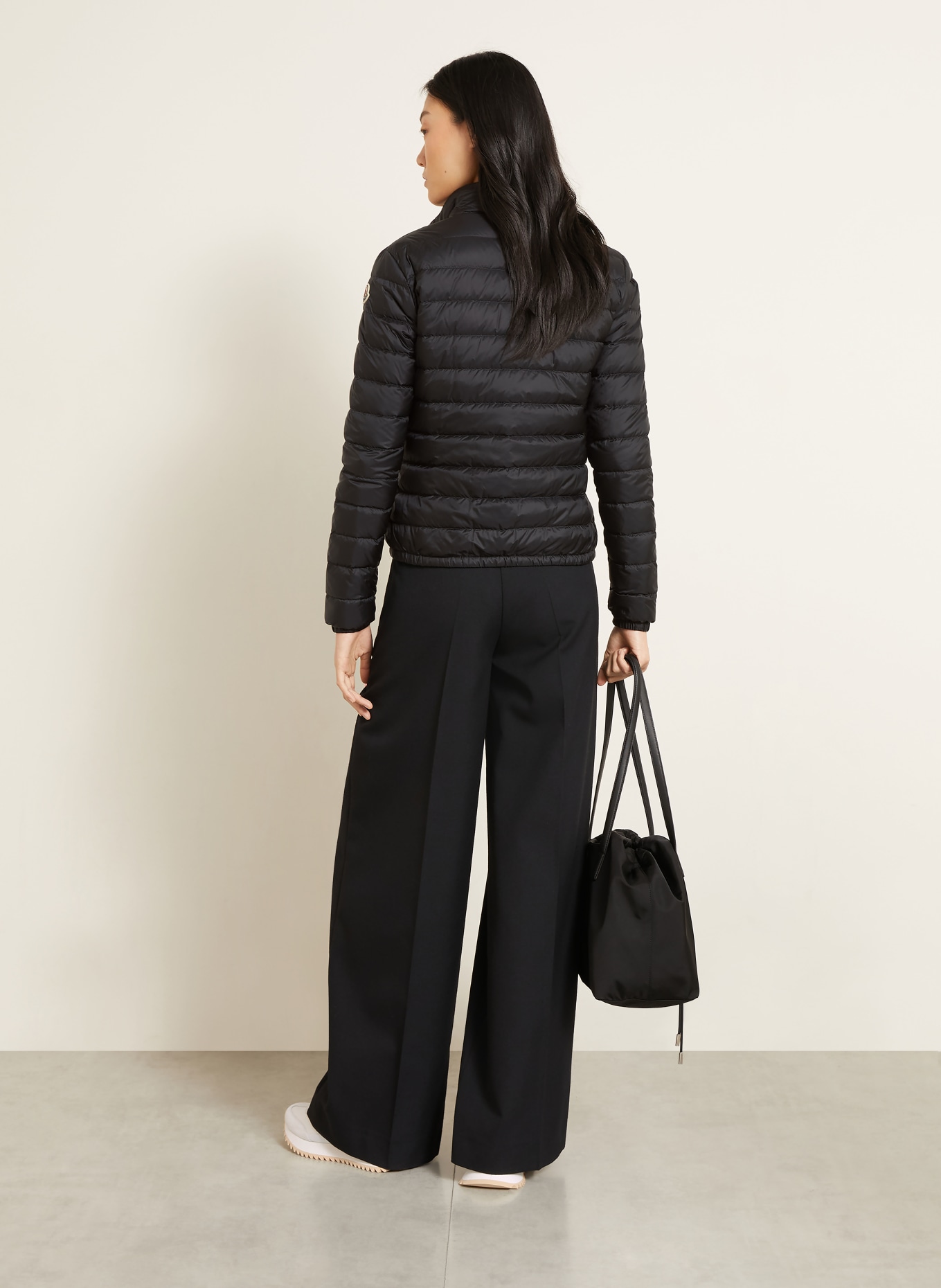 MONCLER Lekka kurtka puchowa LANS: CZARNY