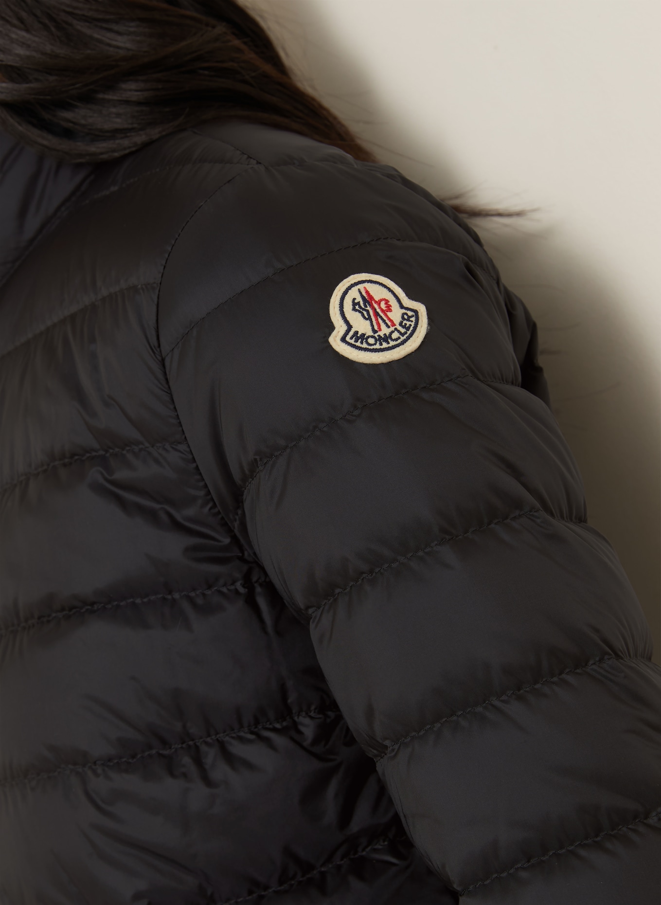 MONCLER Lekka kurtka puchowa LANS: CZARNY