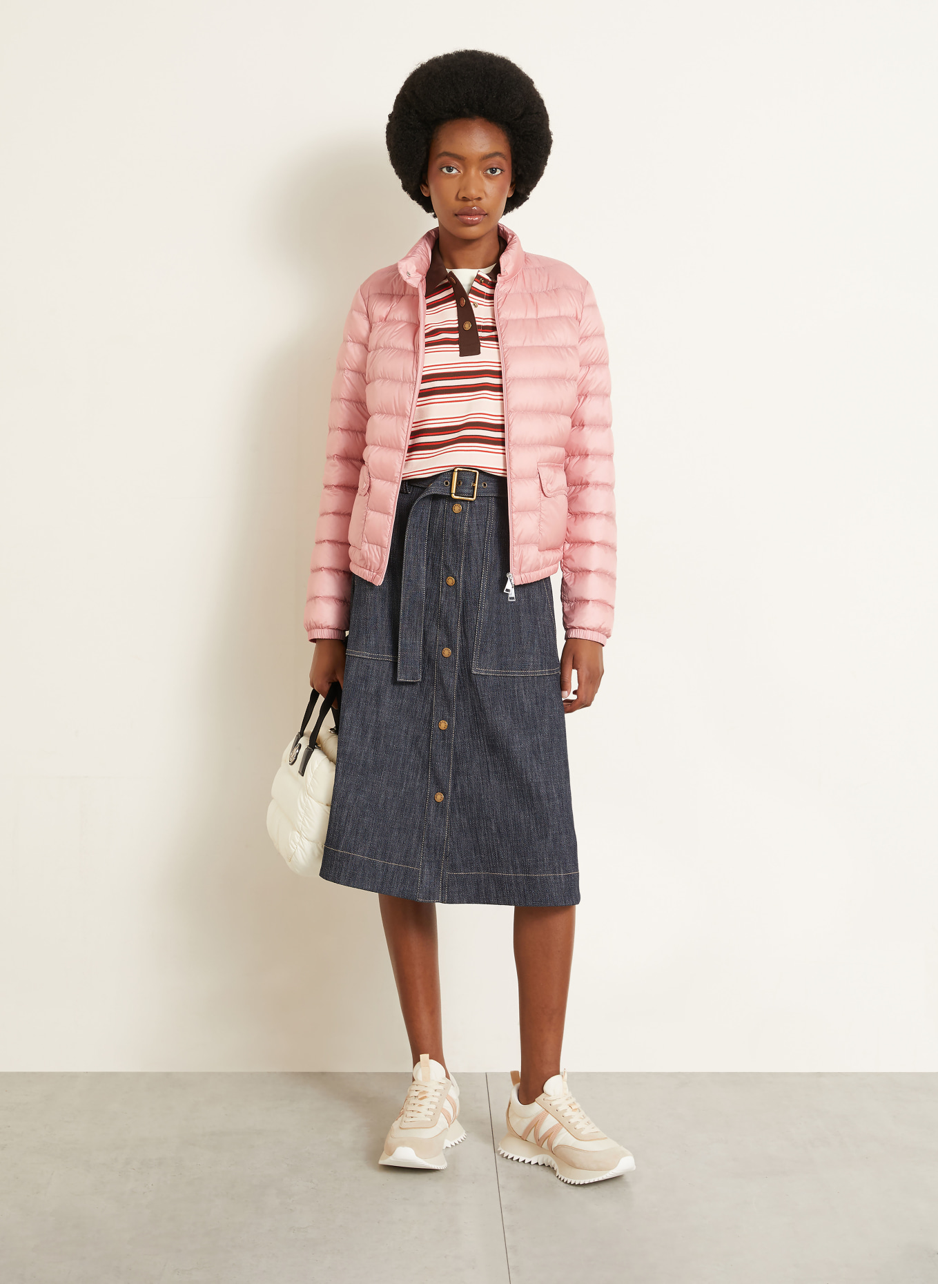 MONCLER Doudoune légère LANS: ROSE