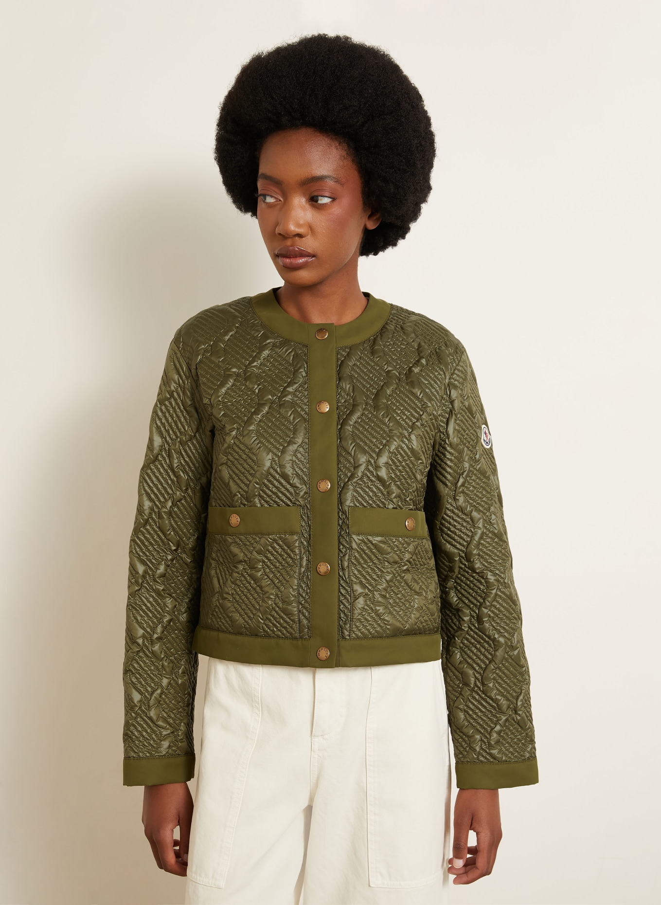 MONCLER Doudoune légère LIBELLULE: OLIVE